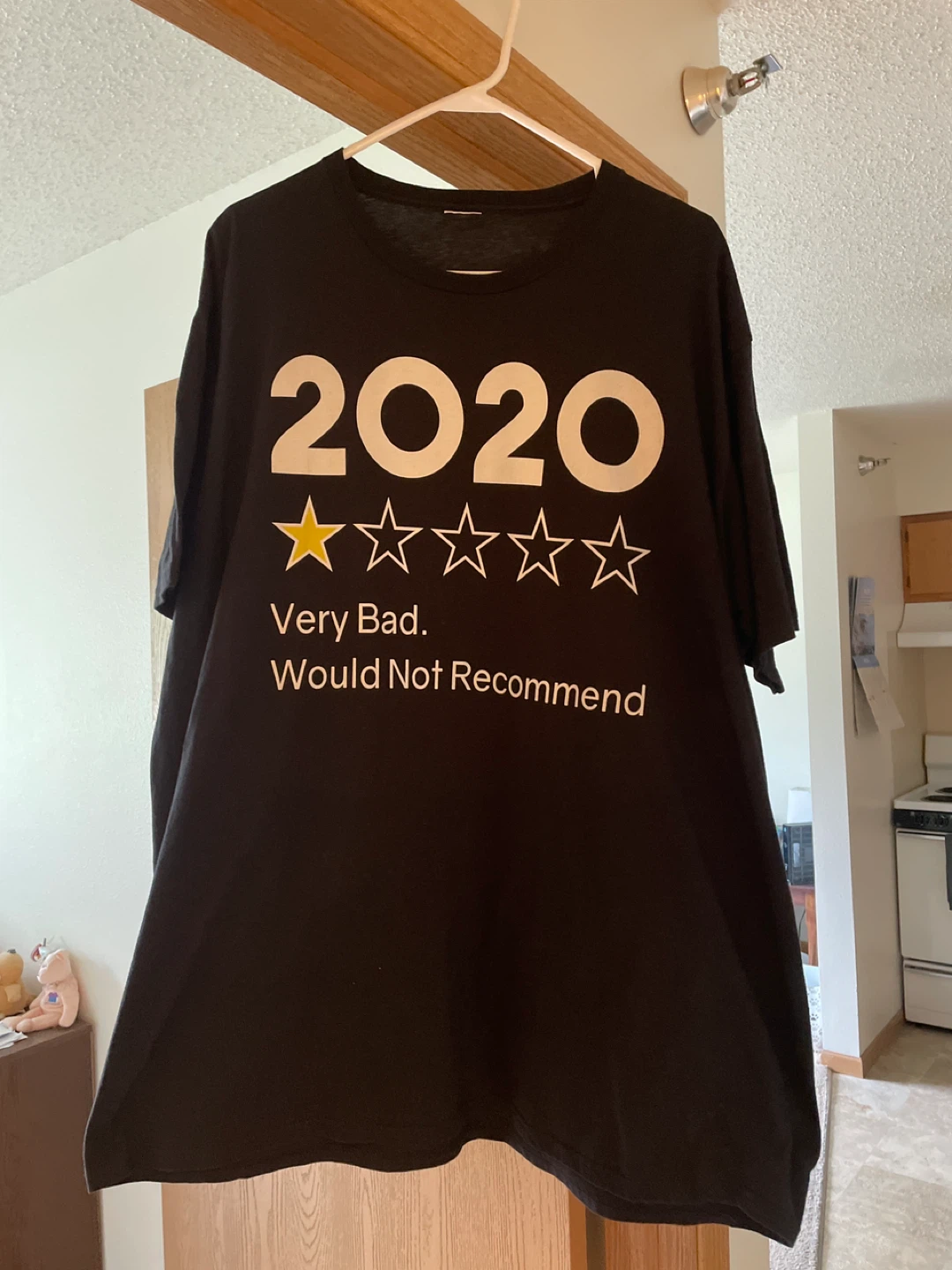 Black T-Shirt "2020 Very Bad. Would Not Recommend."
