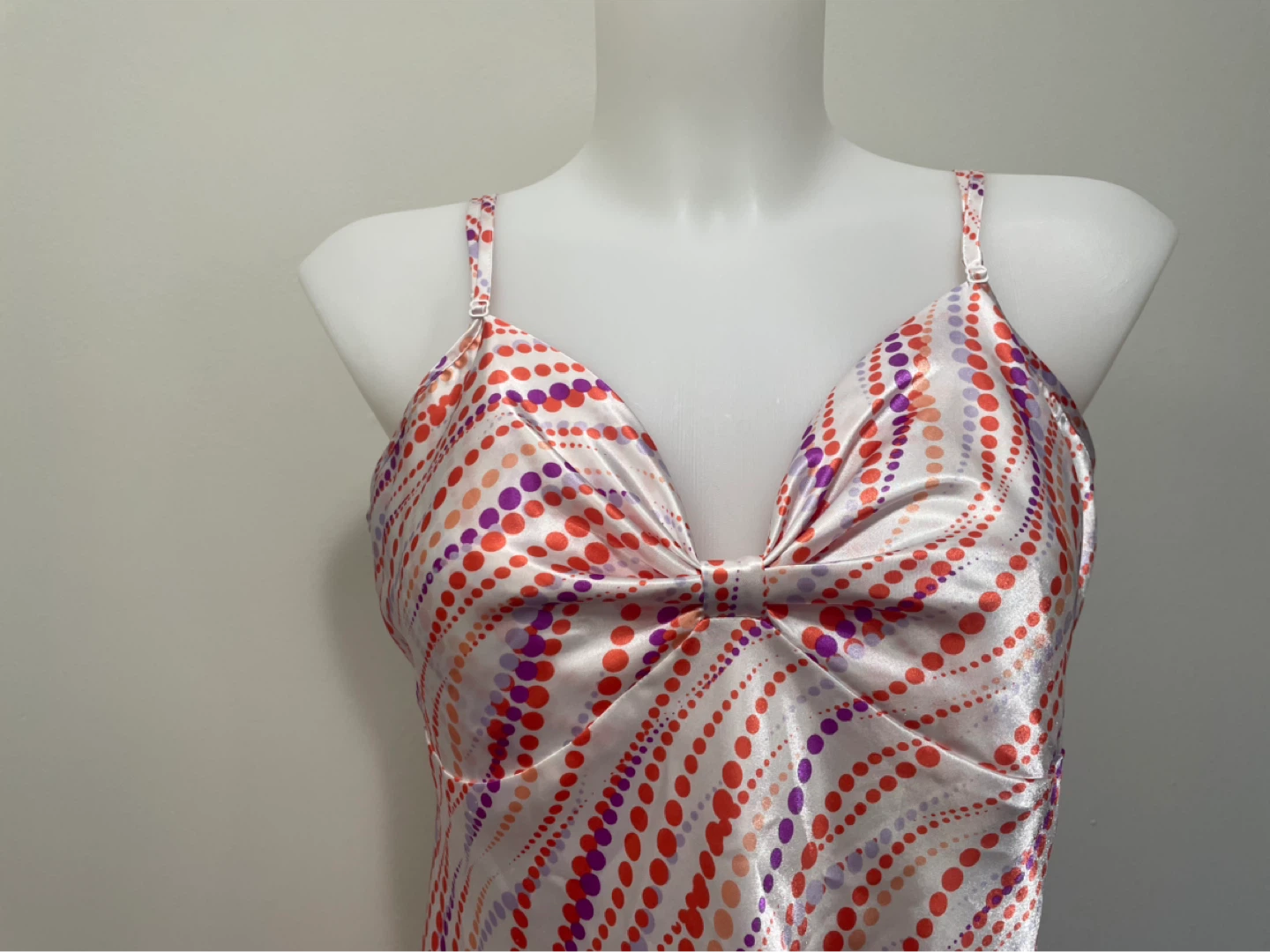Lver Y2K satin Slip Dress Size L - photo 3
