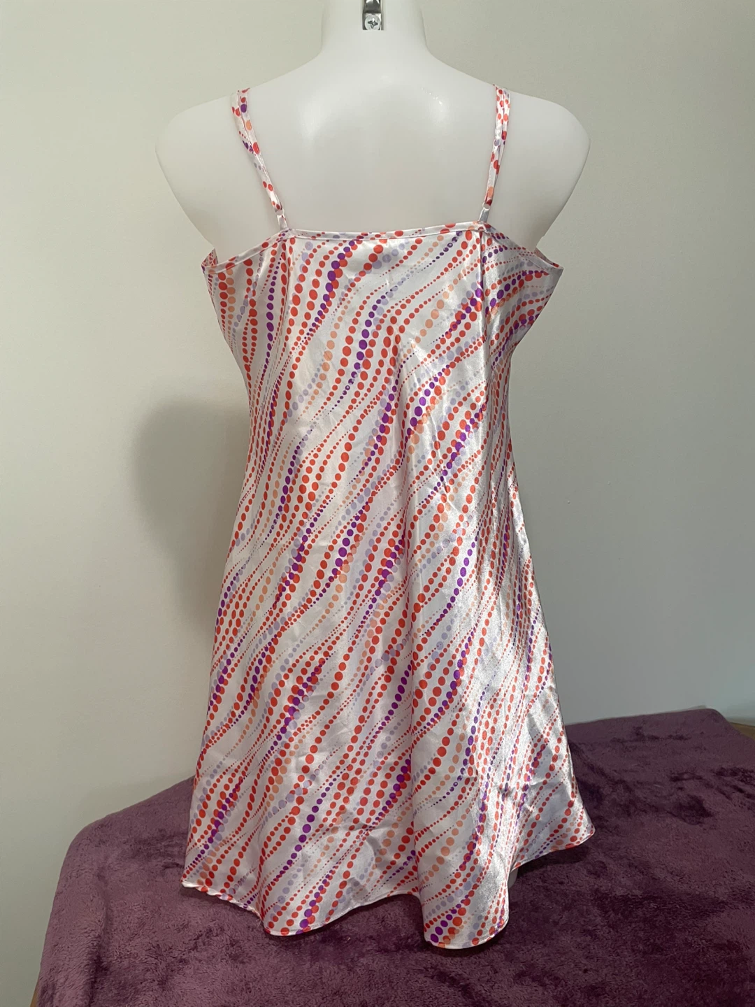 Lver Y2K satin Slip Dress Size L - photo 2