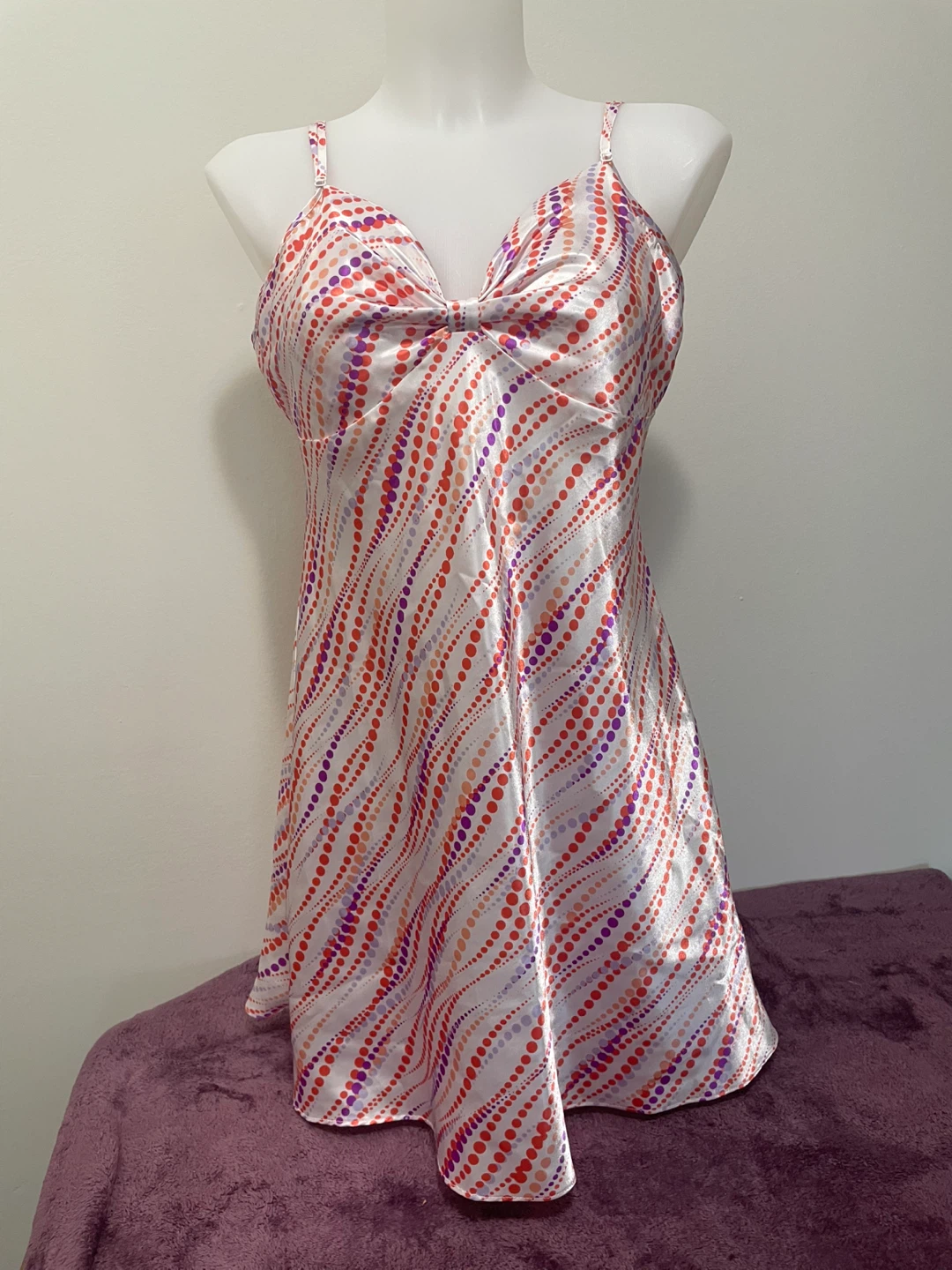 Lver Y2K satin Slip Dress Size L