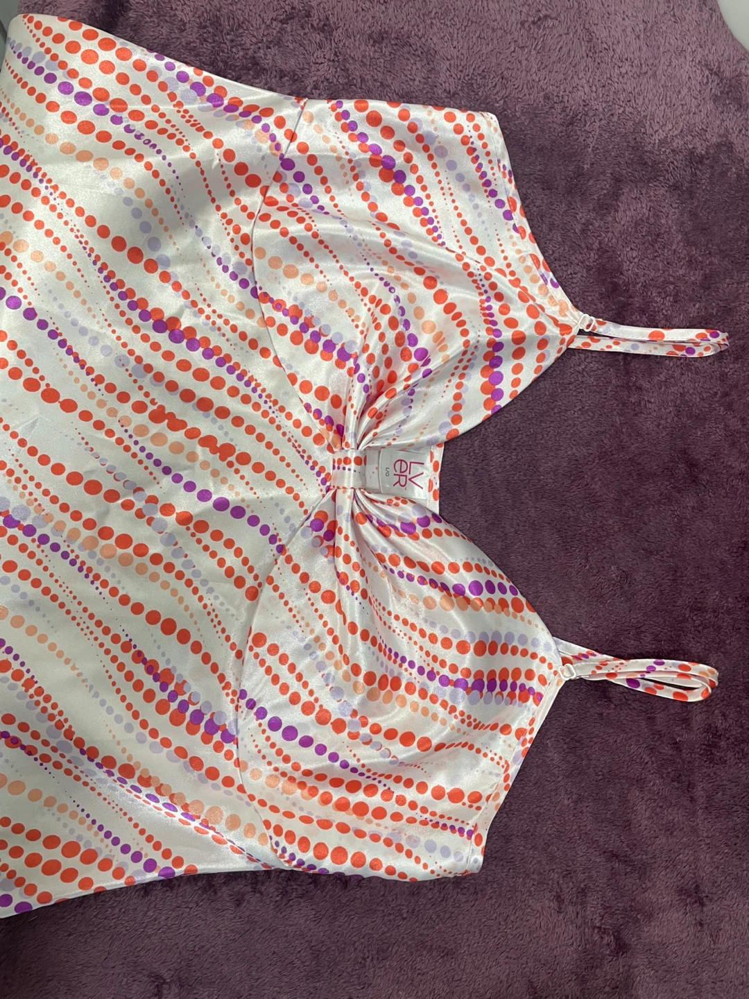 Lver Y2K satin Slip Dress Size L - photo 5