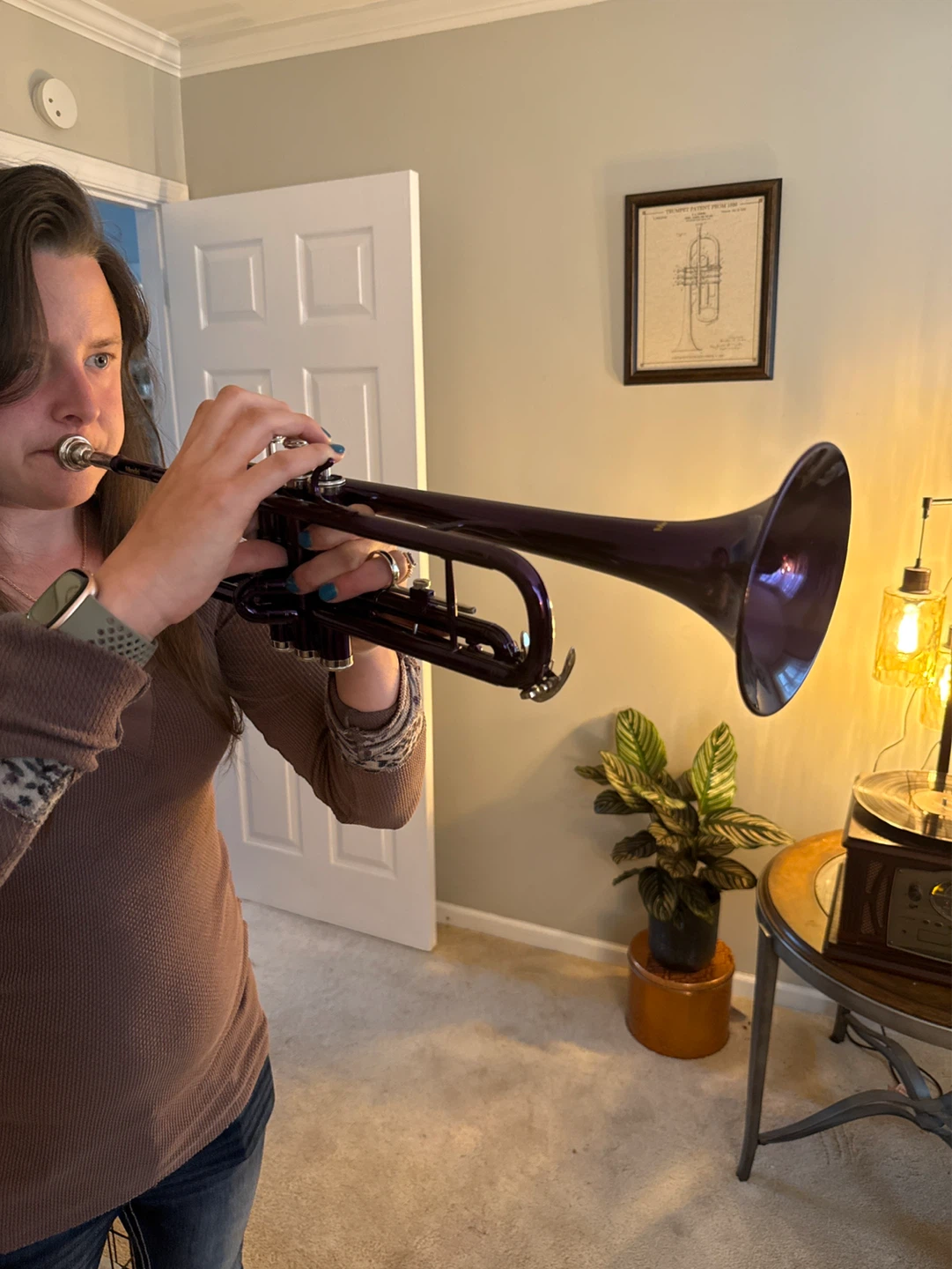 Mendini Purple Trumpet - photo 3