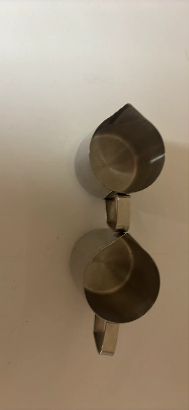 Set of 2 Stainless Steel Milk Frothing Pitchers - photo 2