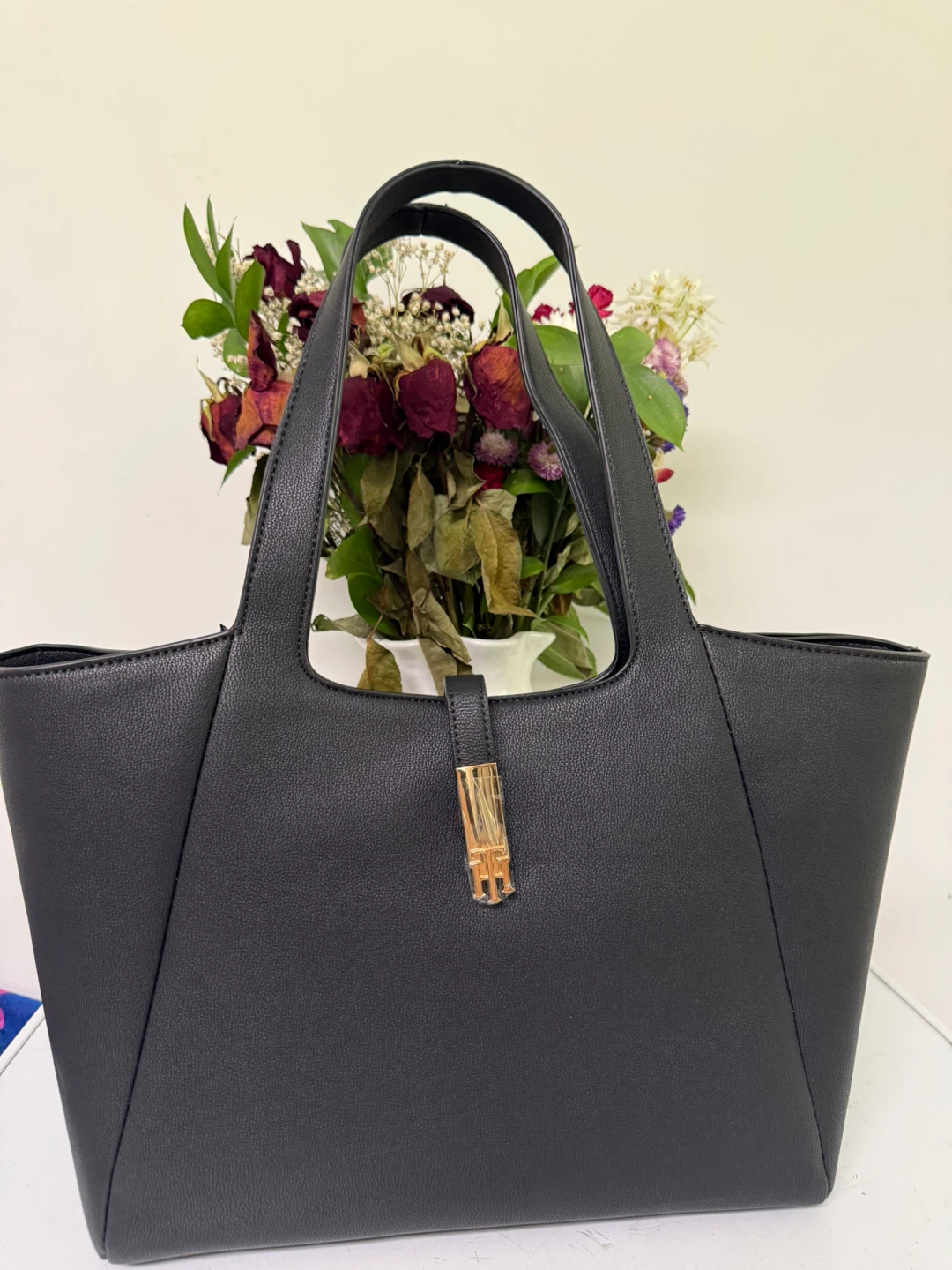 Tommy Hilfiger Black Tote Bag