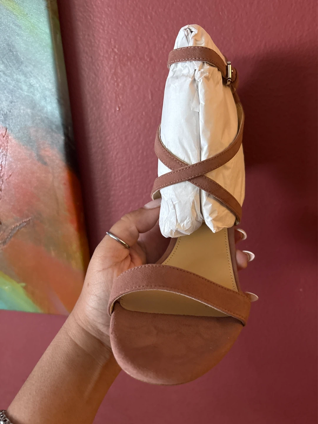 New Michael Kors   Raquel Sandel Dusty Rose - photo 5