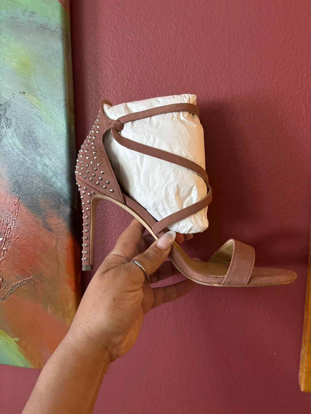 New Michael Kors   Raquel Sandel Dusty Rose - photo 2