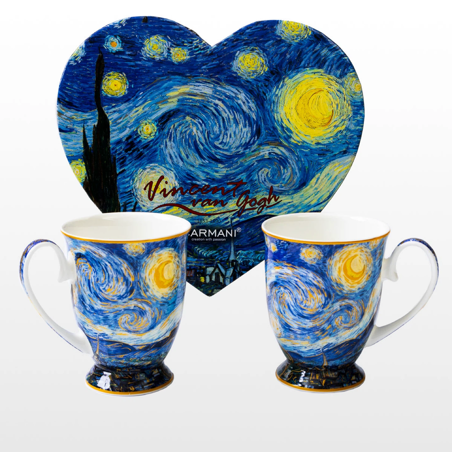 Vincent Van Gogh Starry Night Mug Set
