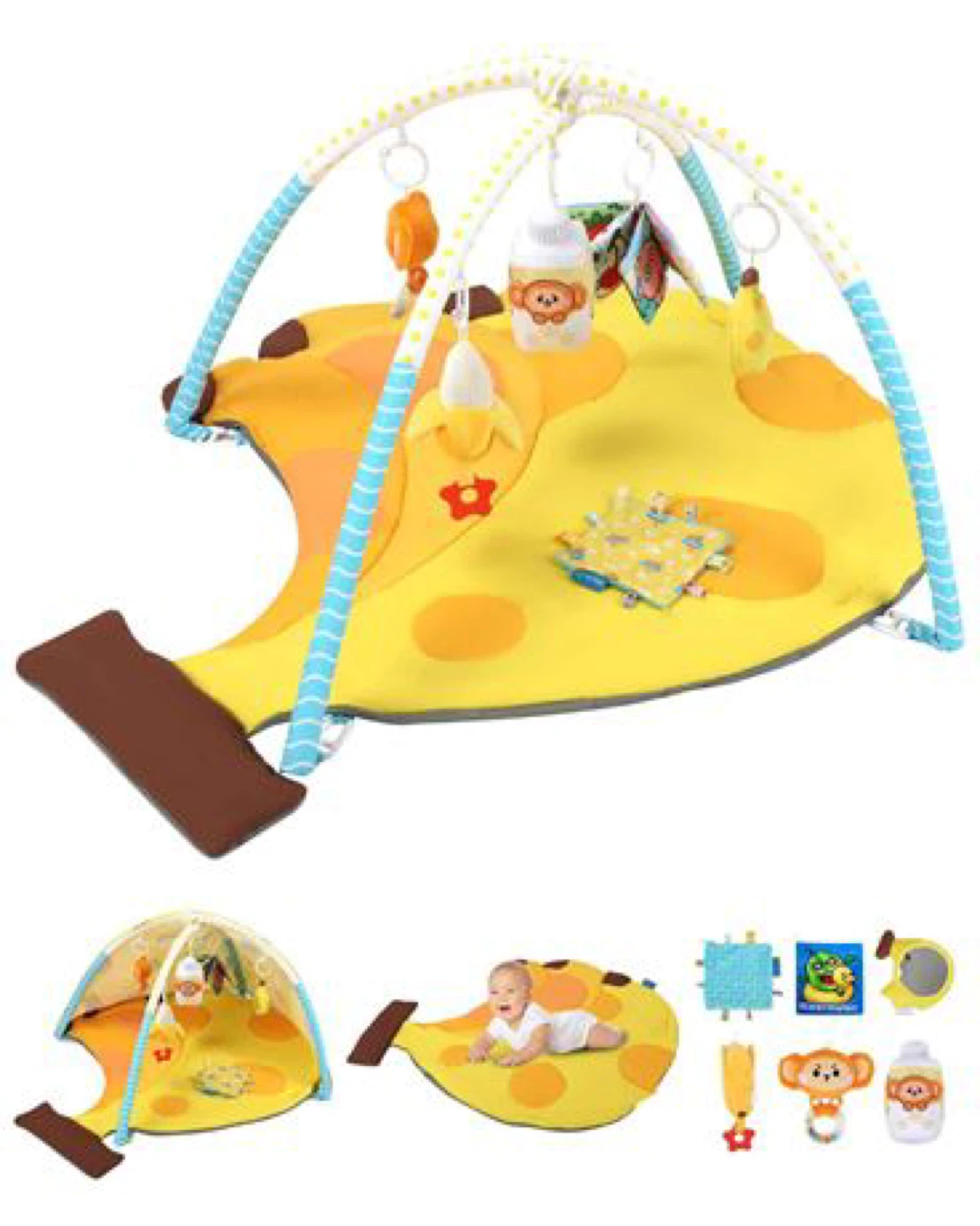 Hey Pappy Fruit Series 4 Ways to Play Baby Play Gym