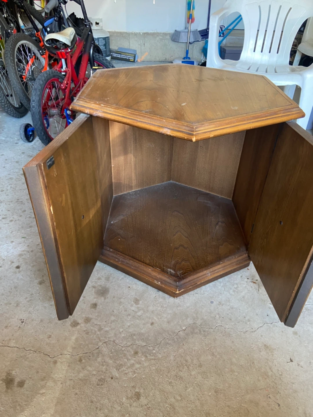 Wood side table - photo 2