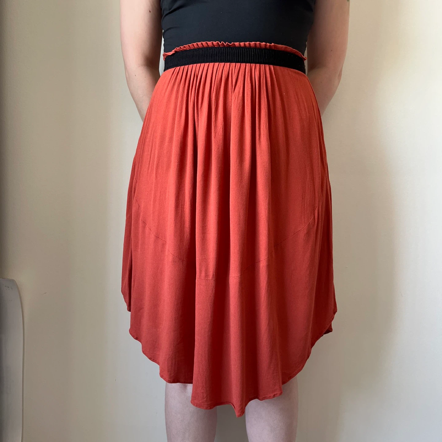 H&M High-Low Midi Boho Skirt, Size 4 - photo 2