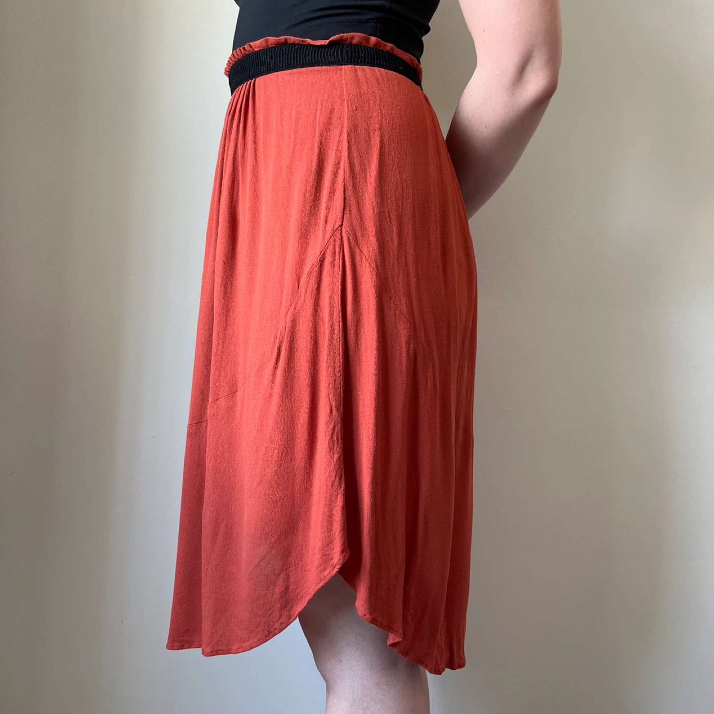 H&M High-Low Midi Boho Skirt, Size 4 - photo 4
