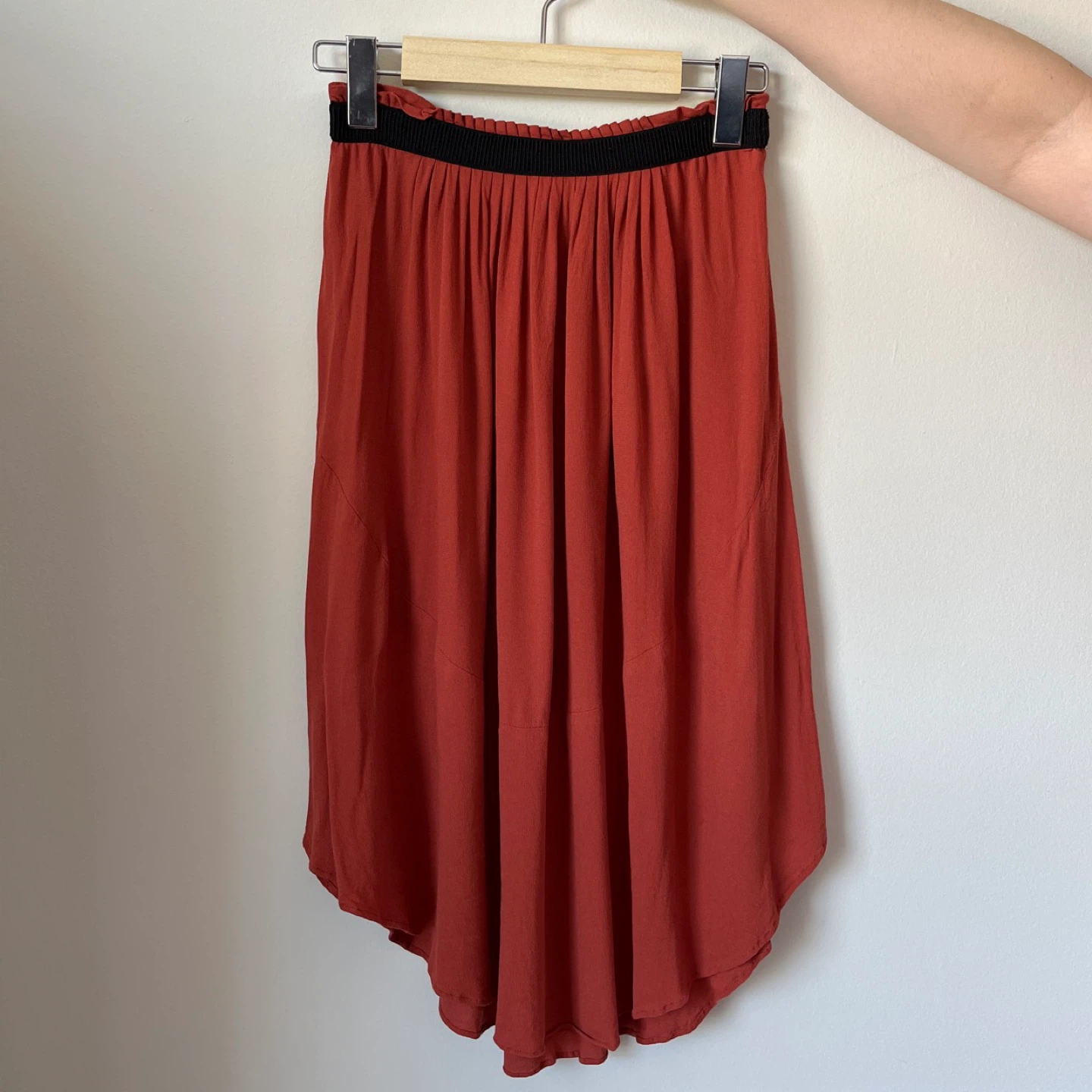H&M High-Low Midi Boho Skirt, Size 4 - photo 5