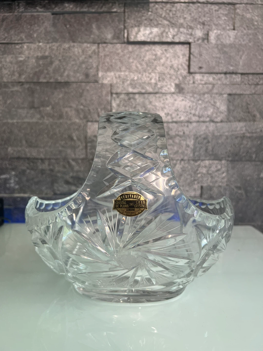 Lead Crystal Candy Dish