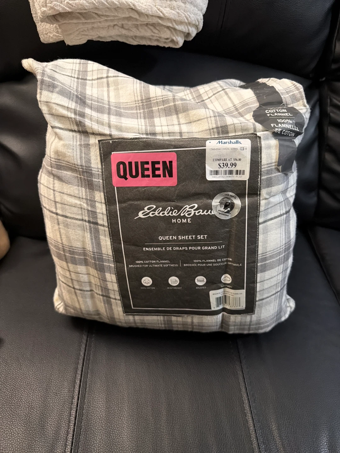 Eddie Bauer Queen Cotton Flannel Sheet Set