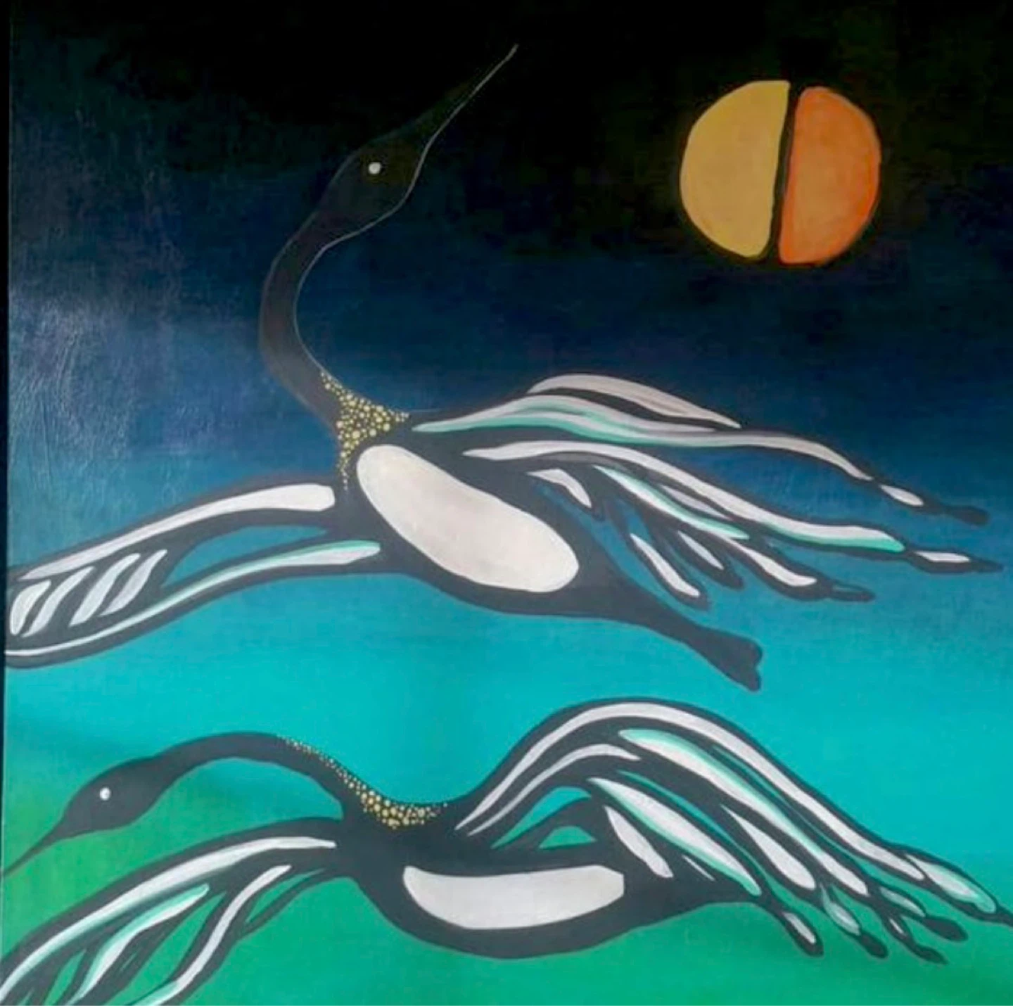 Original Art - 21 x 21” on Birchwood Canvas