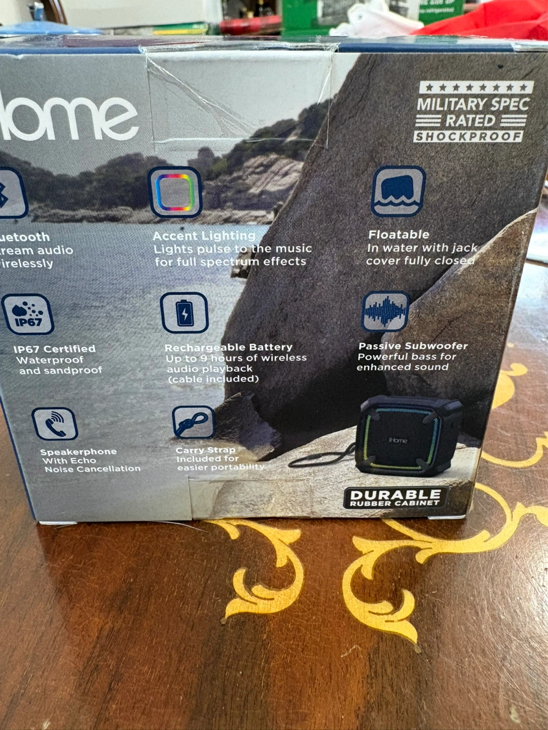 iHome Bluetooth Rechargeable Waterproof Speaker - photo 3