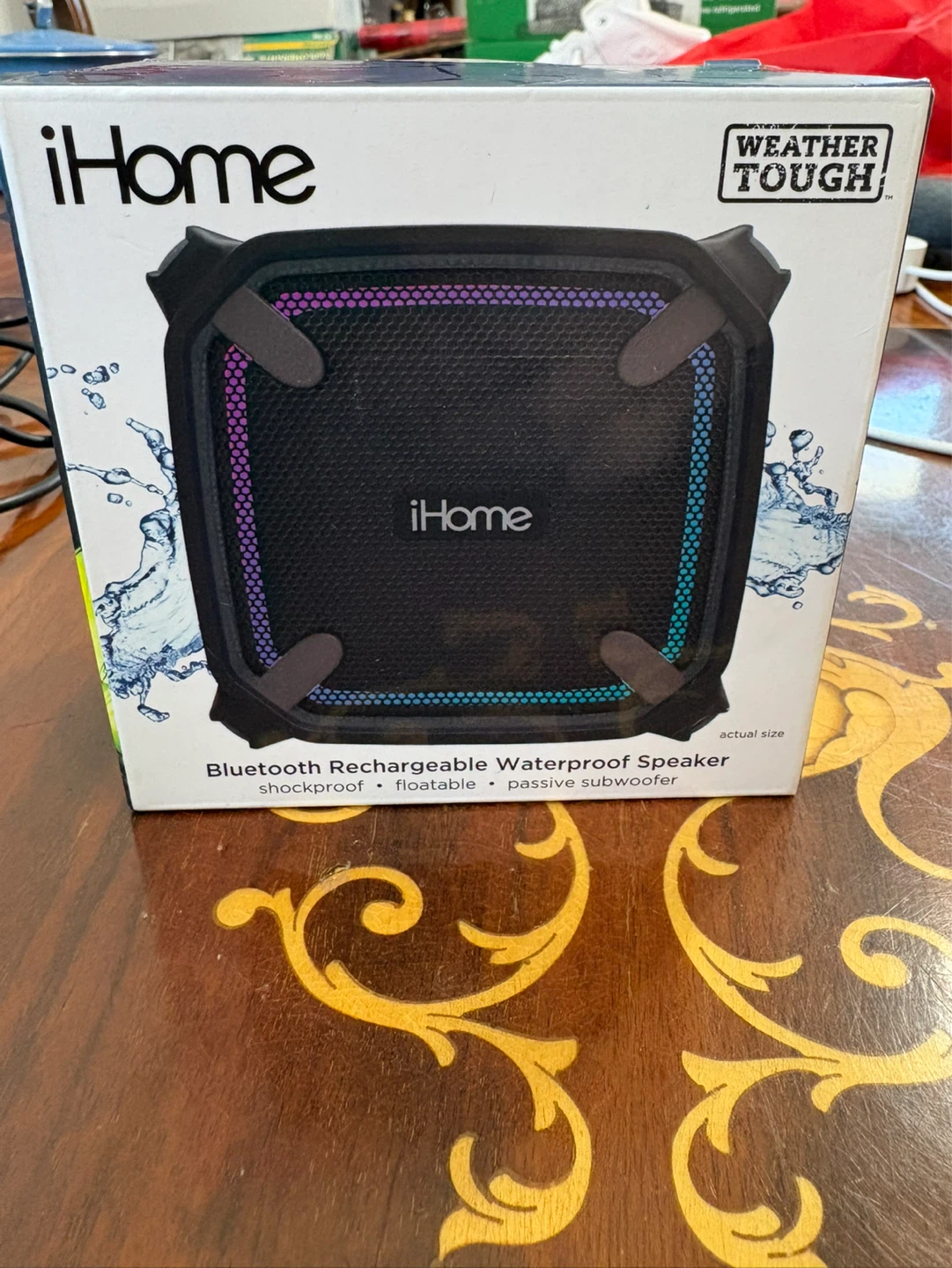 iHome Bluetooth Rechargeable Waterproof Speaker