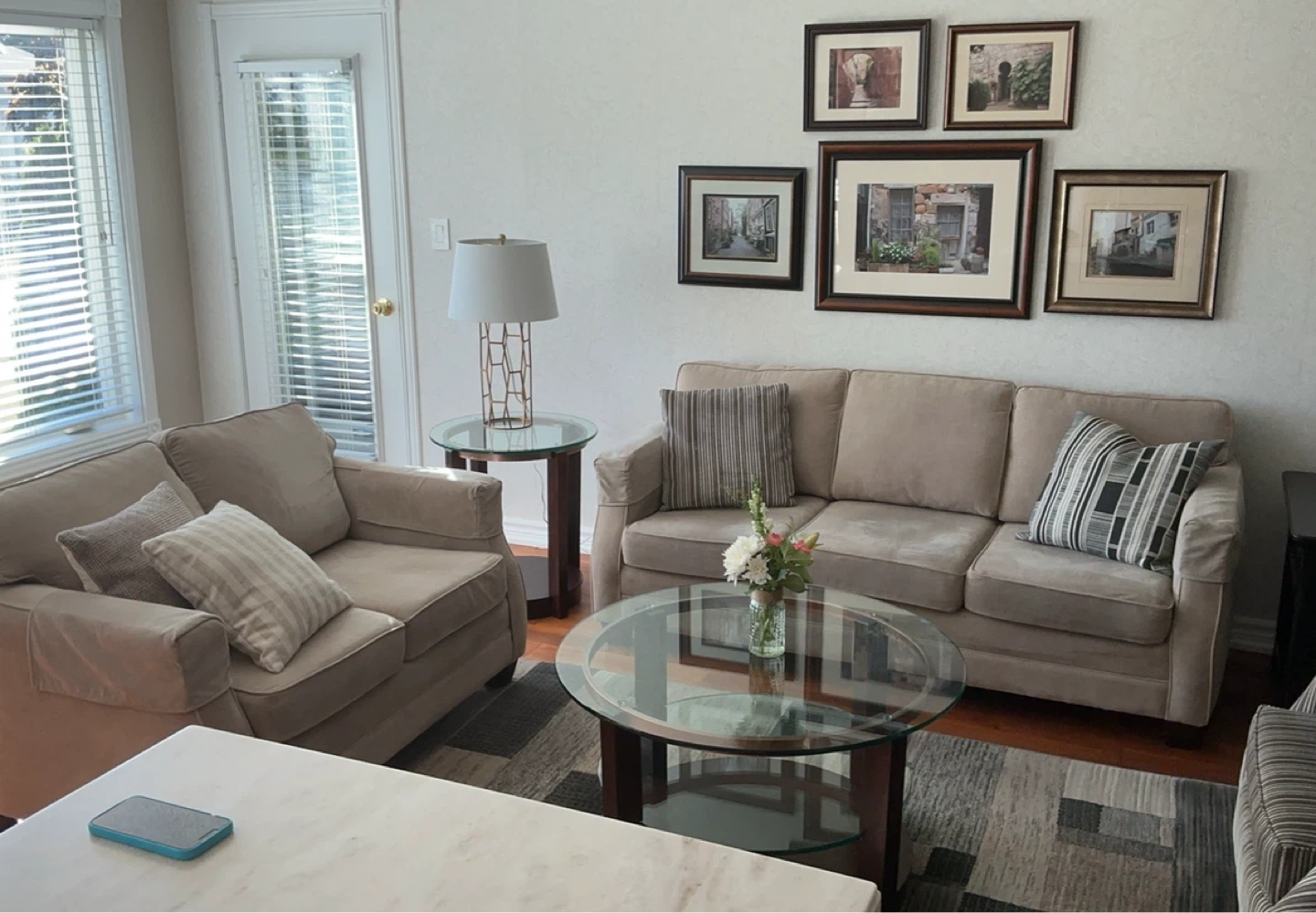 Sofa and Loveseat
