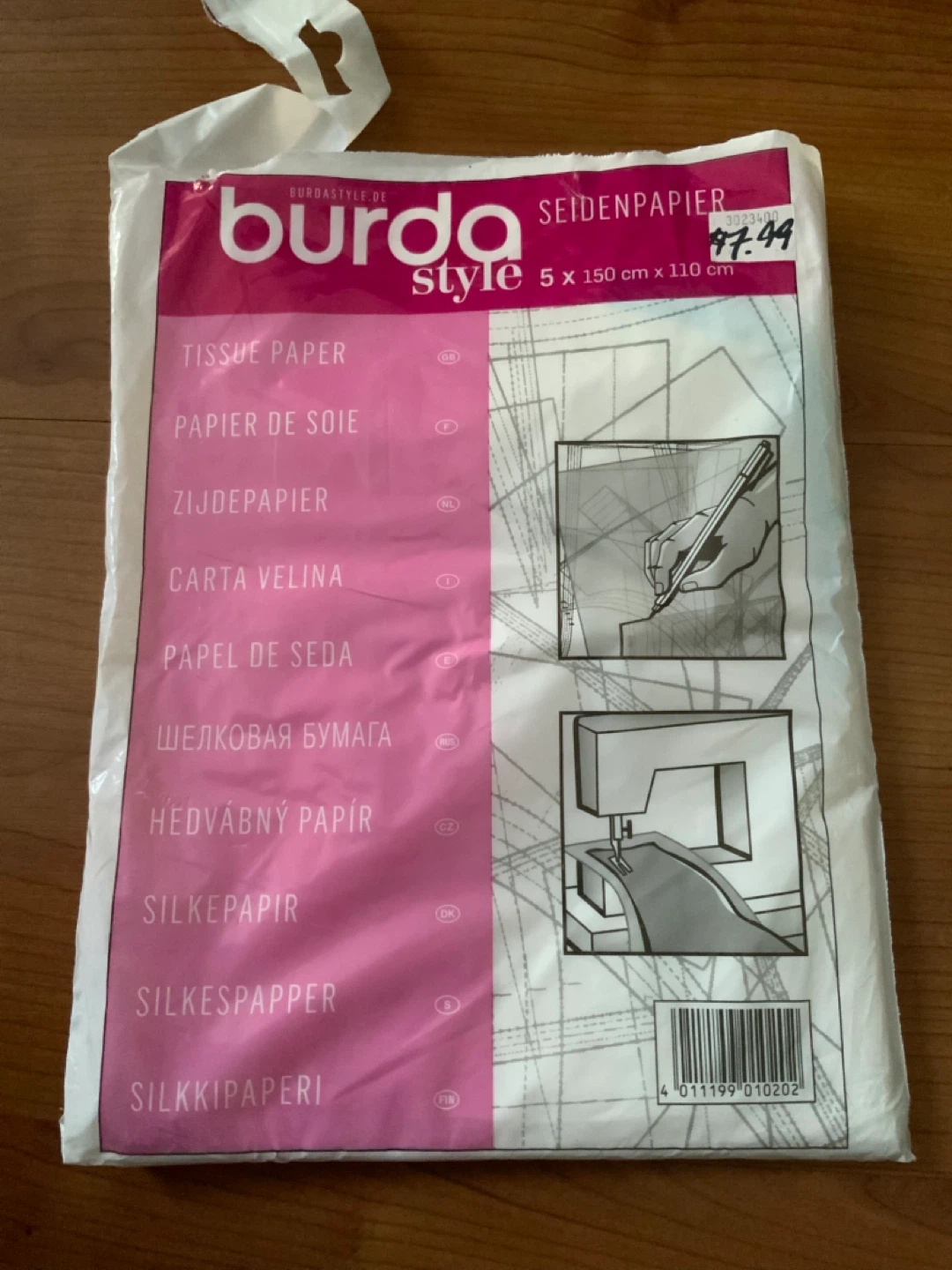 FREE tissue paper for sewing