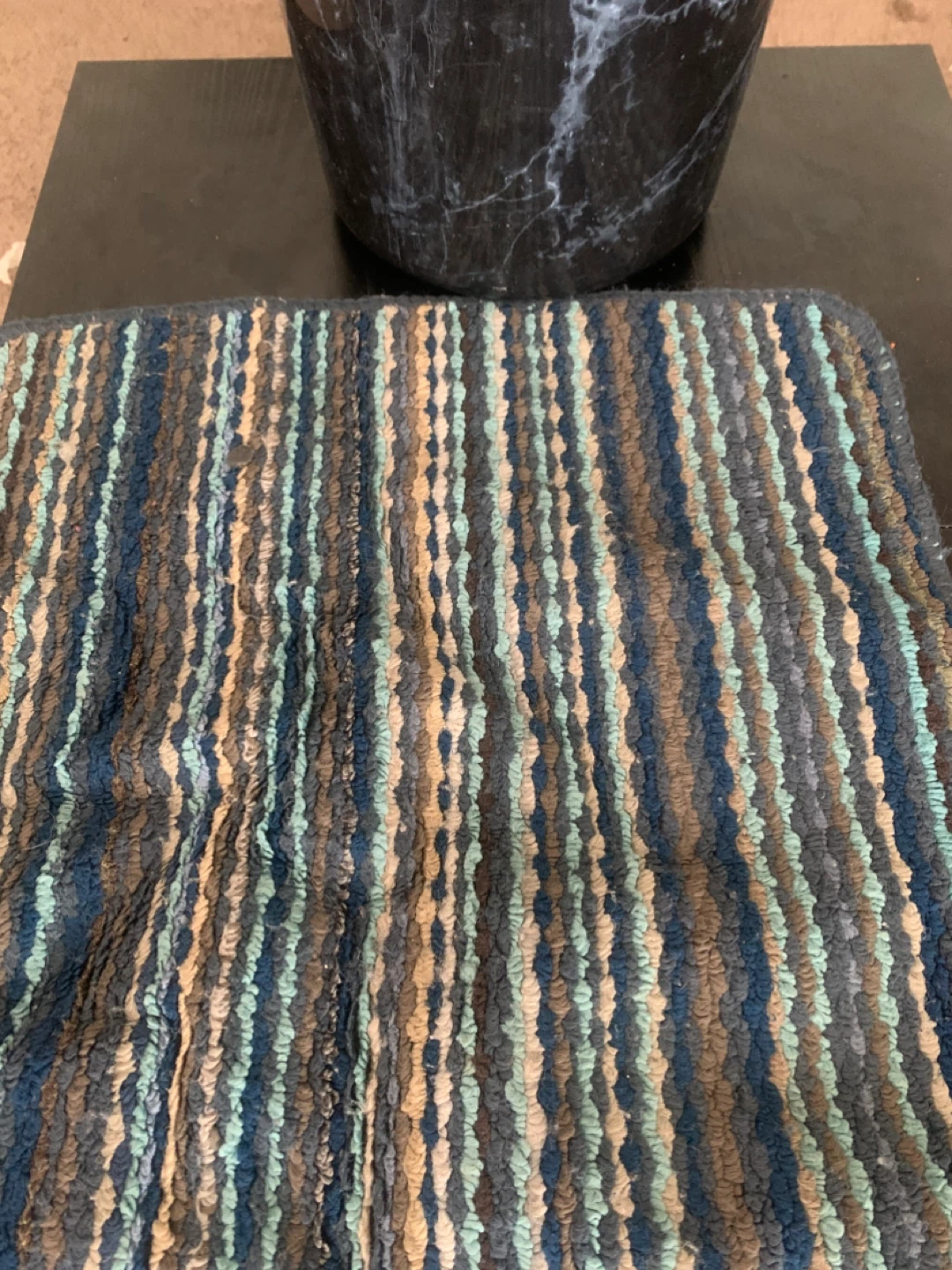 Mainstays 11.4 Litre Waste Can and bathroom mat - photo 3
