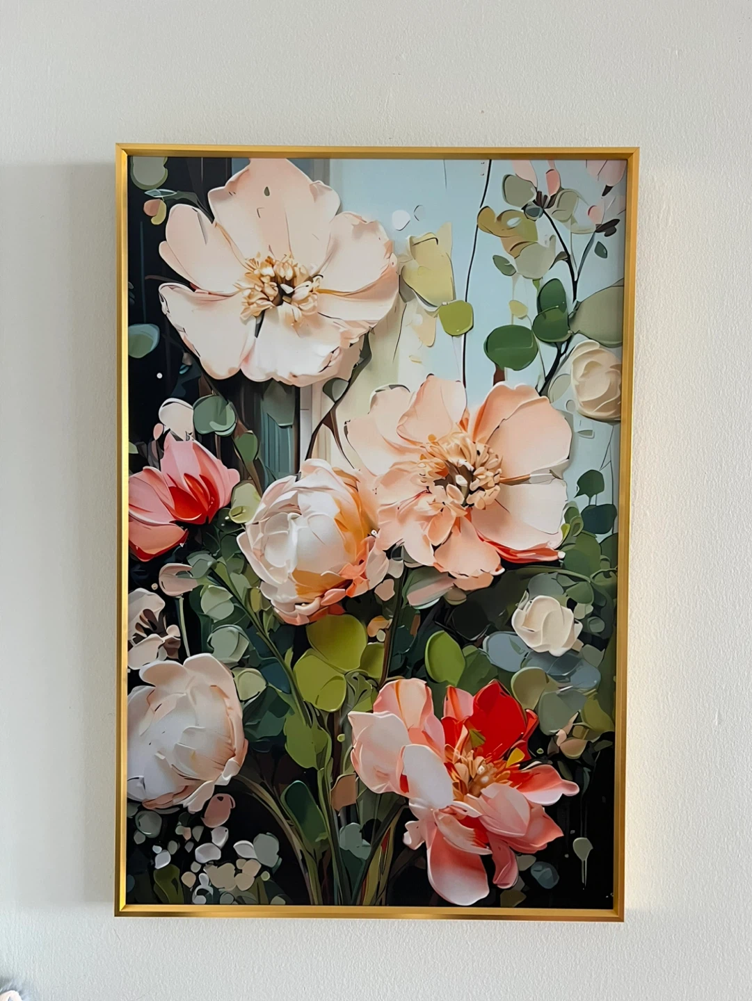 Framed Floral Wall Art