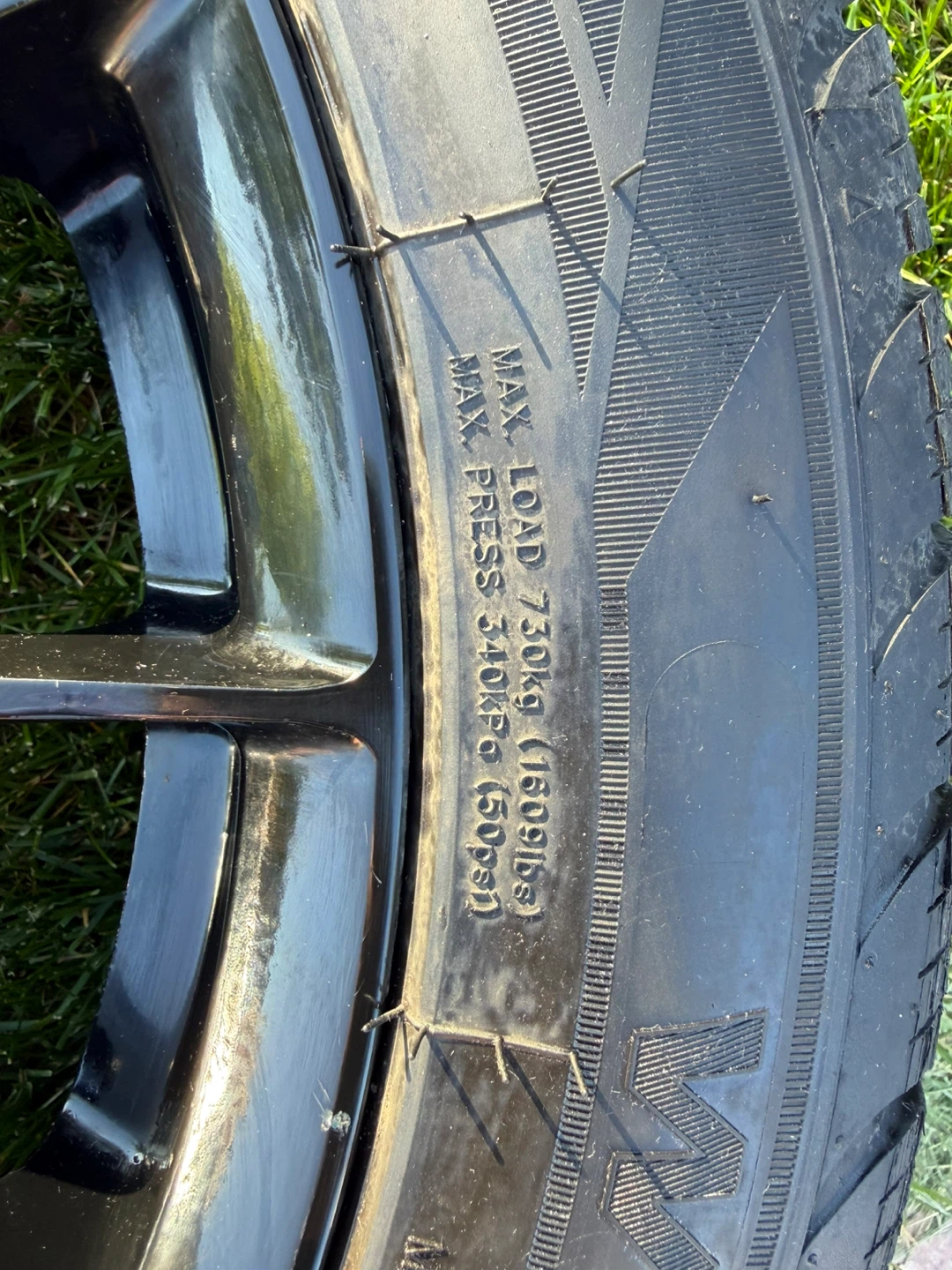 Black Alloy rims with Windforce Tires - photo 4