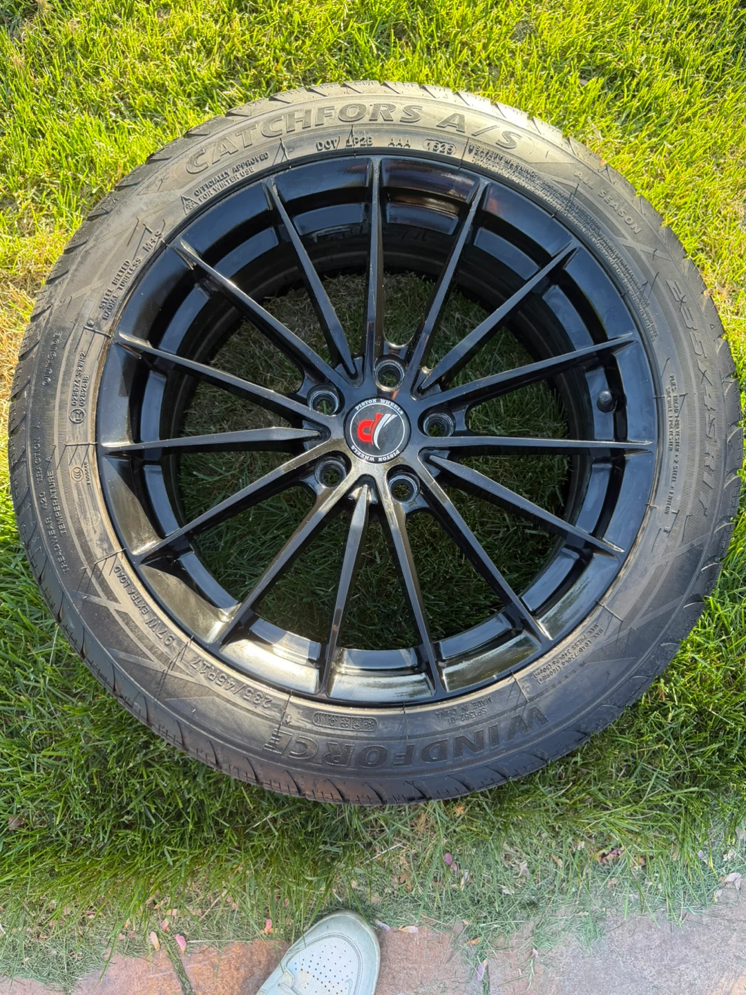 Black Alloy rims with Windforce Tires - photo 2