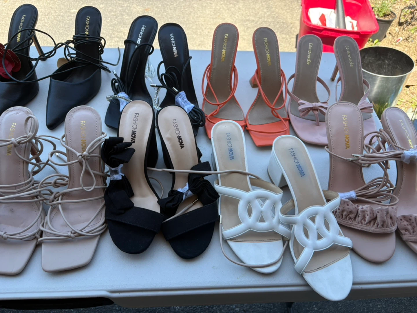 Fashion, nova shoes, heels, size 9 women’s - photo 2