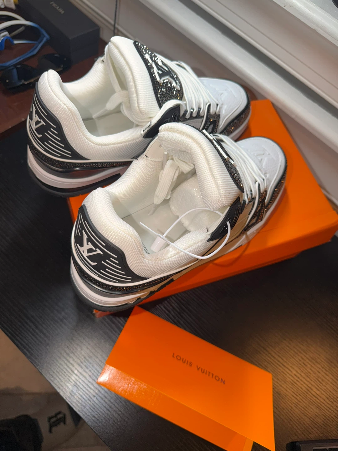Louis Vuitton Rhinestone Sneakers - photo 4