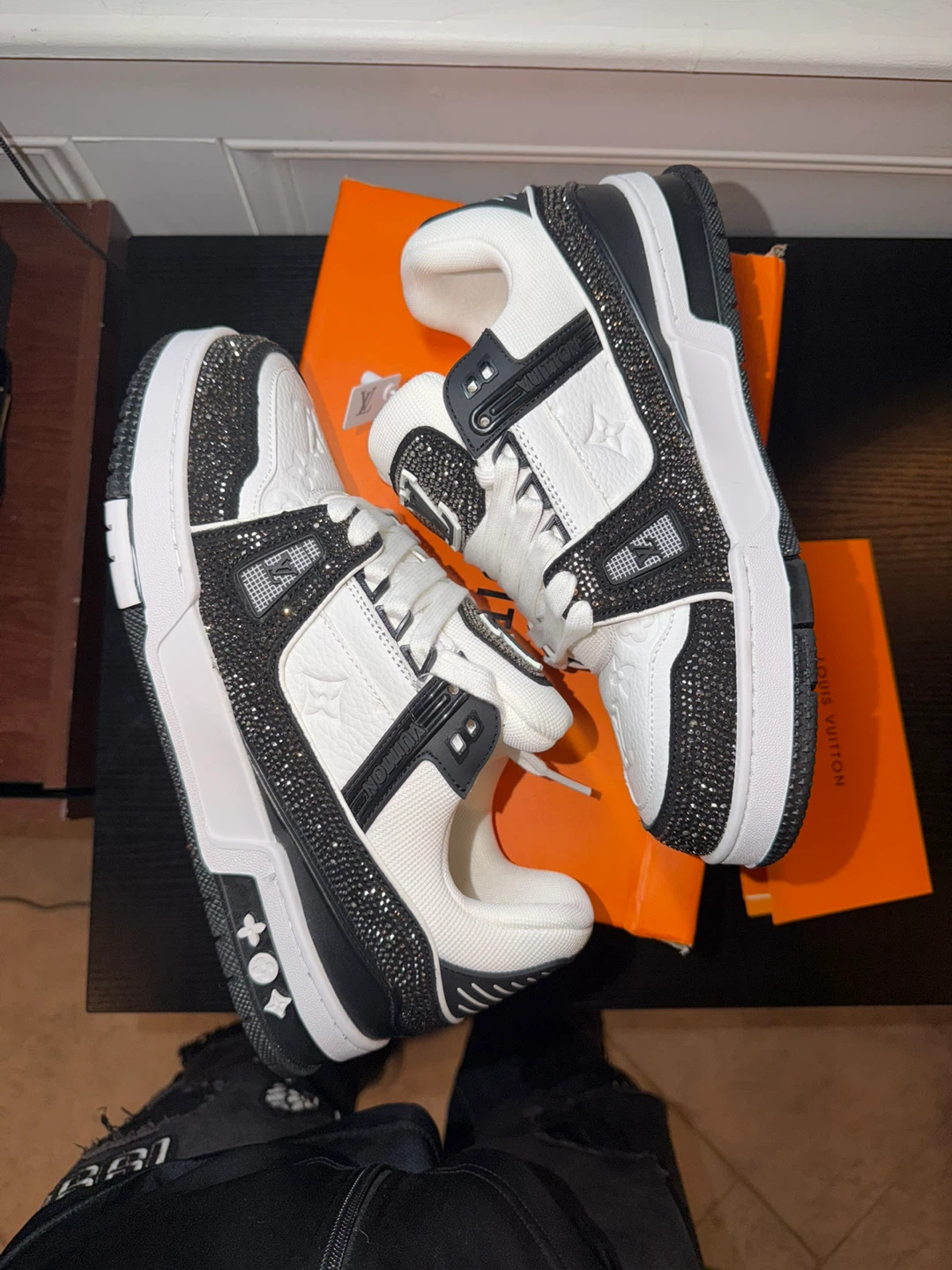 Louis Vuitton Rhinestone Sneakers - photo 2