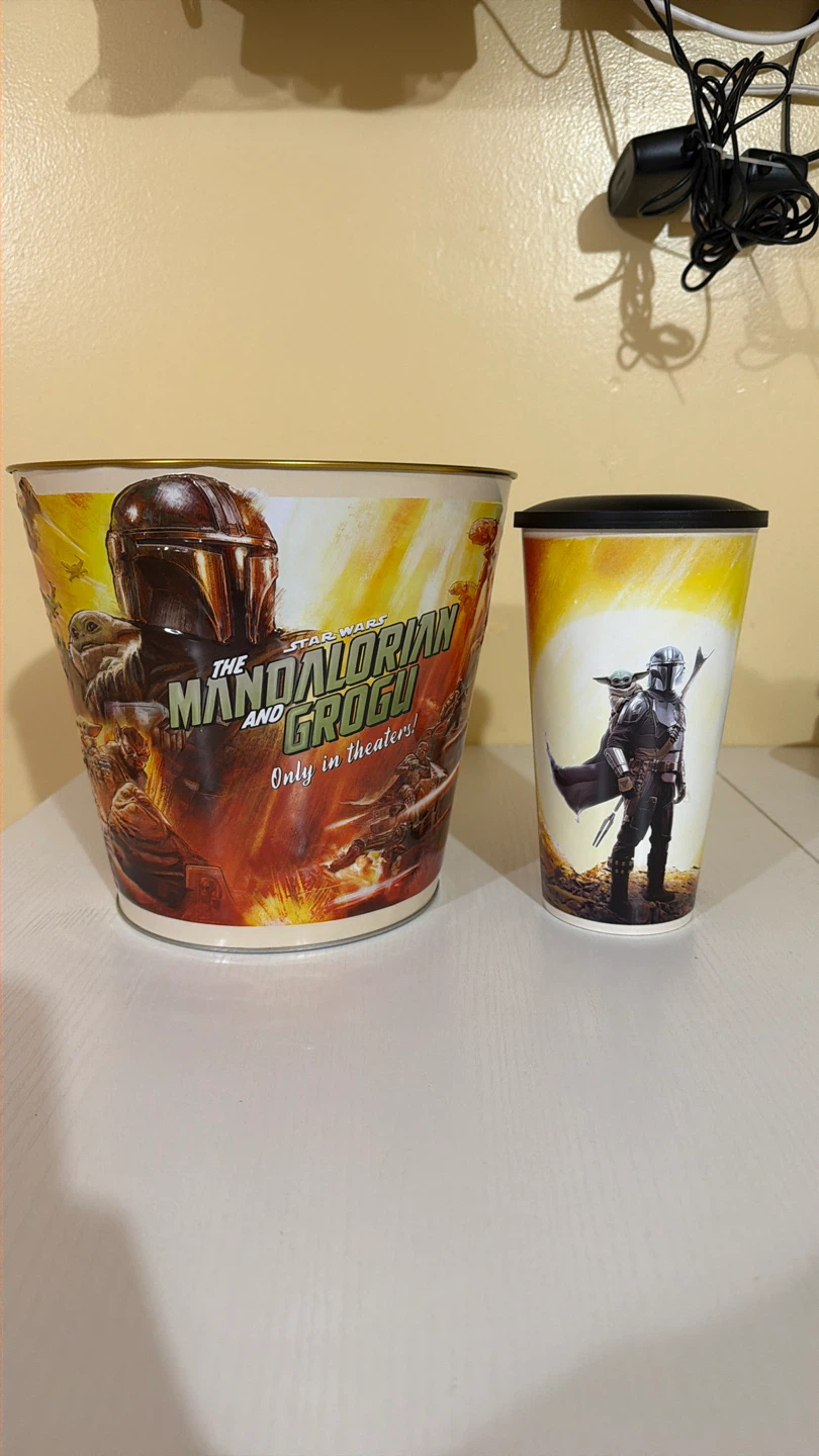 Star Wars The Mandalorian & Grogu Popcorn Tub and Cup Set - photo 3