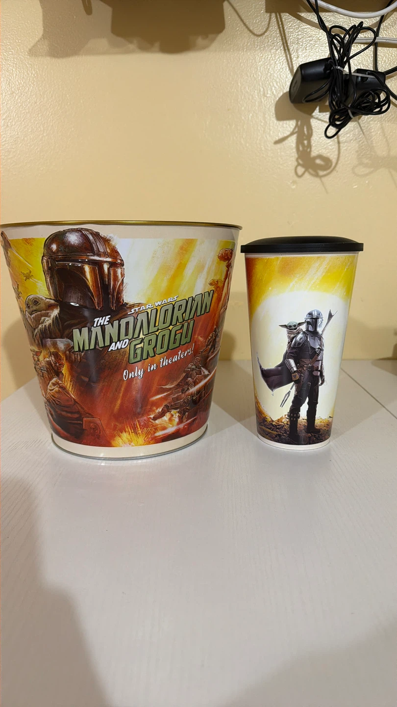 Star Wars The Mandalorian & Grogu Popcorn Tub and Cup Set - photo 2