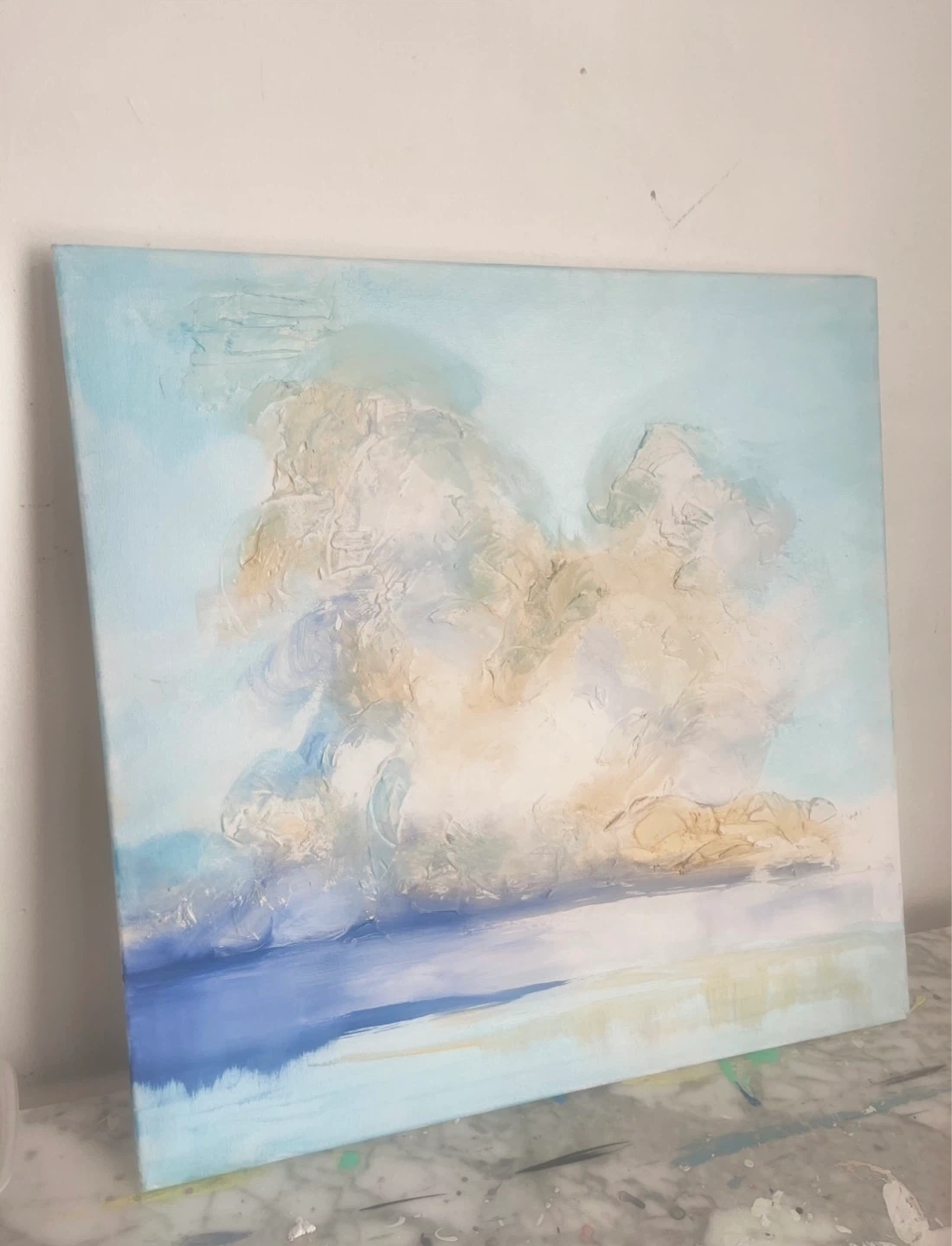 Abstract Cloudscape Painting
