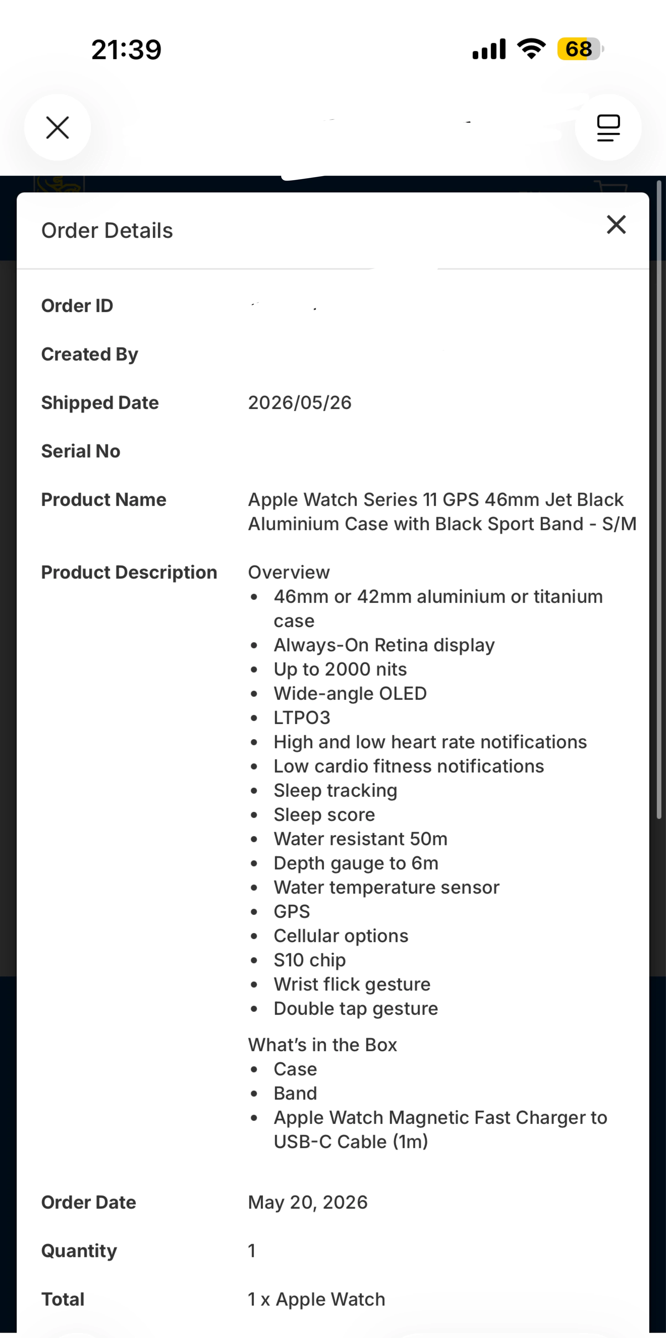 Apple Watch Series 11 GPS 46mm Jet Black Aluminium - photo 3