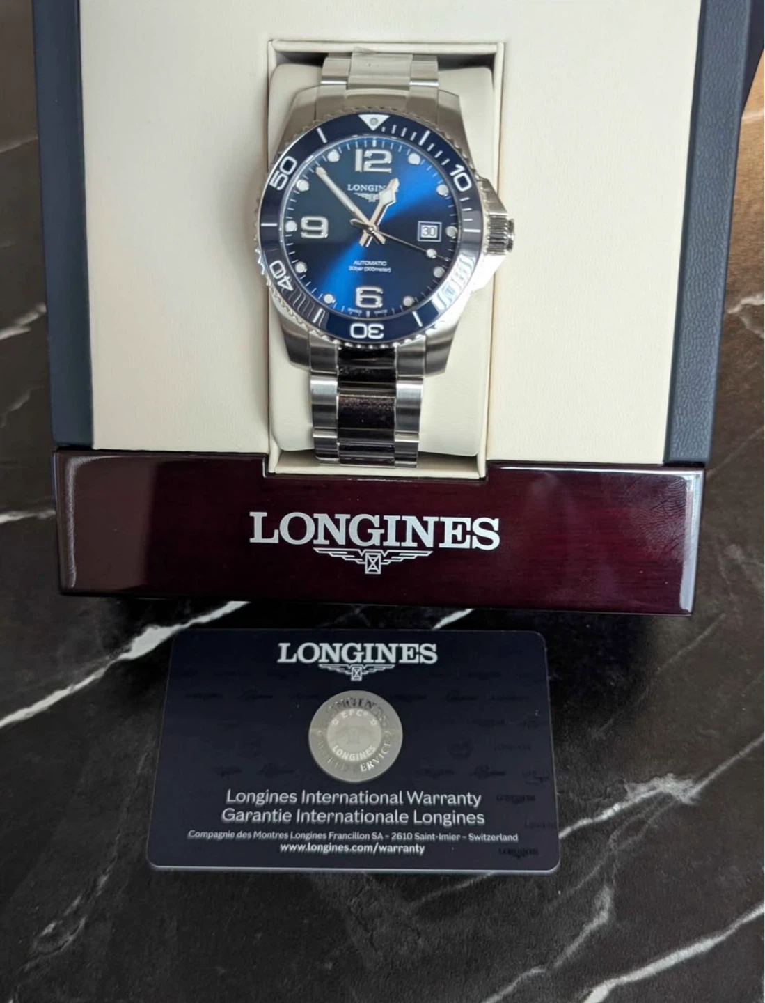 Longines HydroConquest 2025 automatic blue dial watch - photo 3