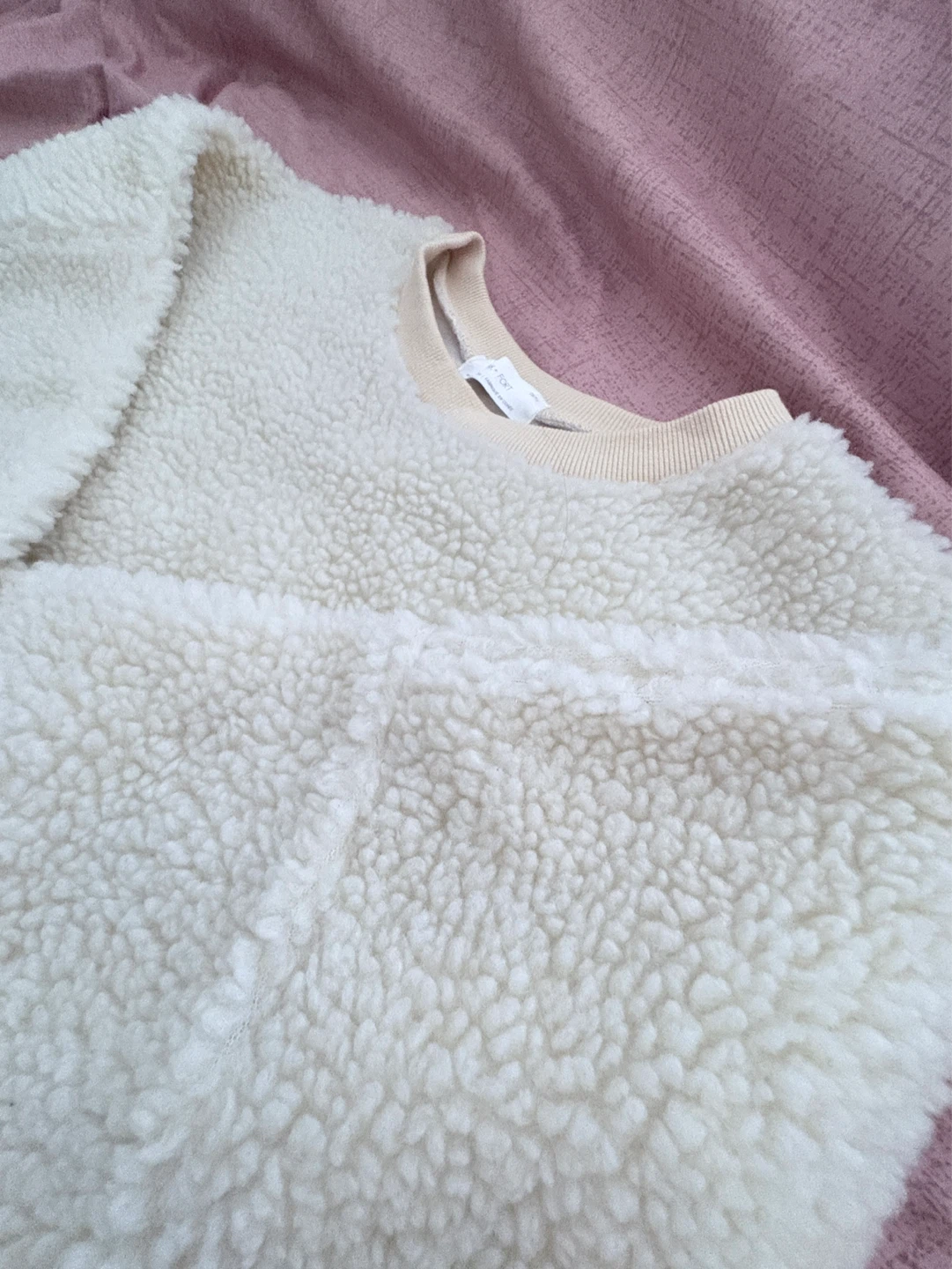 Cream Fleece Sweatshirt - photo 2