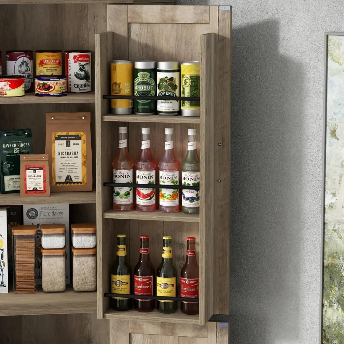 Corner Storage Cabinet with Doors - photo 4
