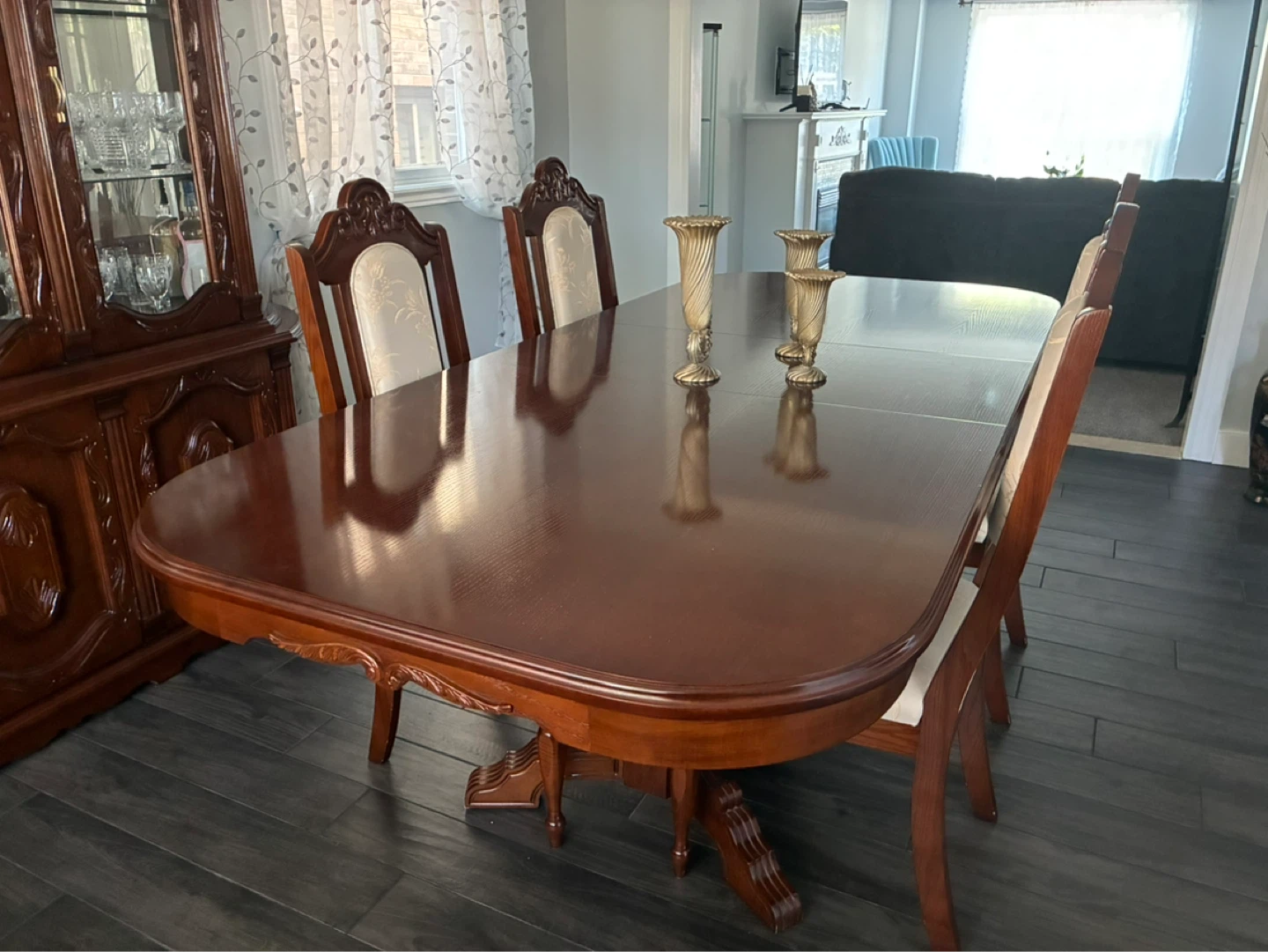 Dinning room set. Solid oak wood - photo 4