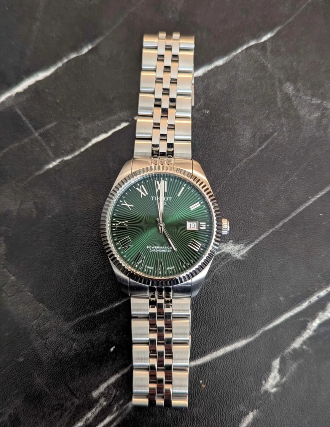 Tissot Powermatic 80 Watch - Green Dial COCs certified - photo 2