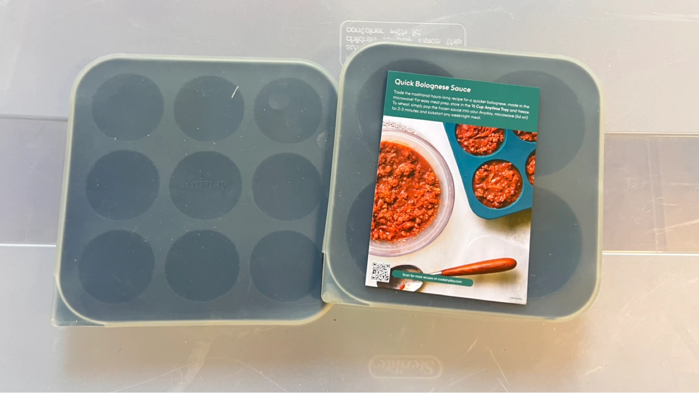 Anyday Silicone Freezer Trays 9-Portion and 4-Portion Set