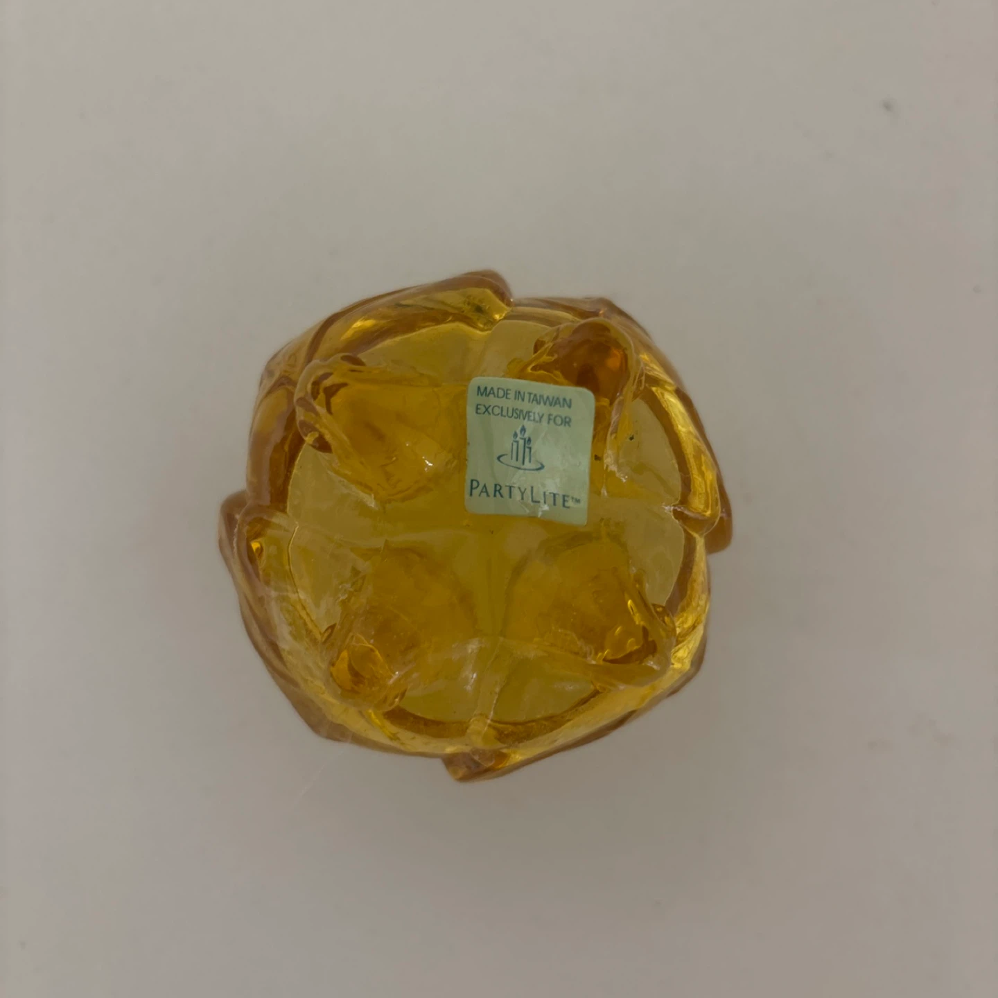 PartyLite Amber Glass Votive Holder - photo 3
