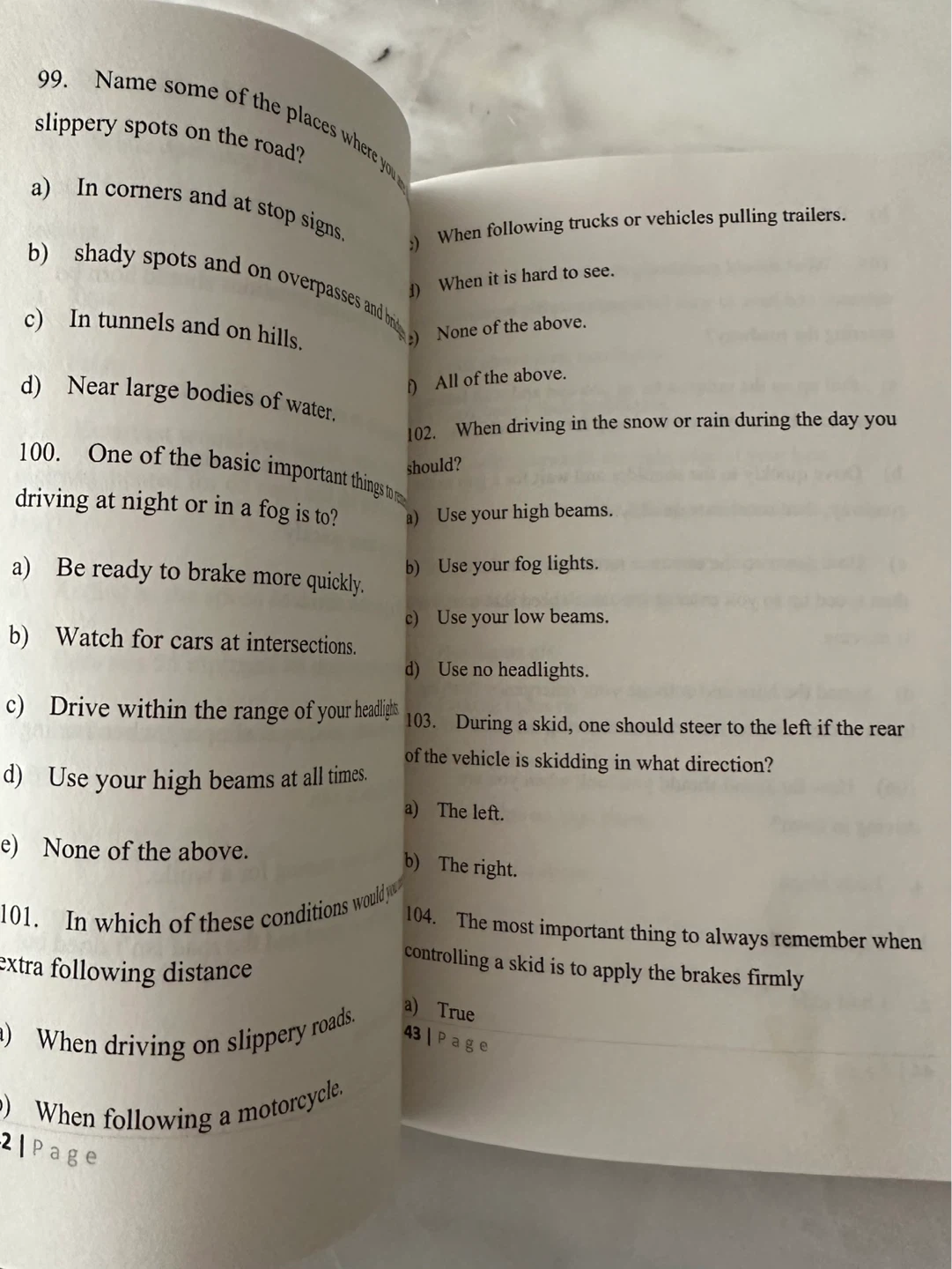 New York DMV Permit Book - photo 2