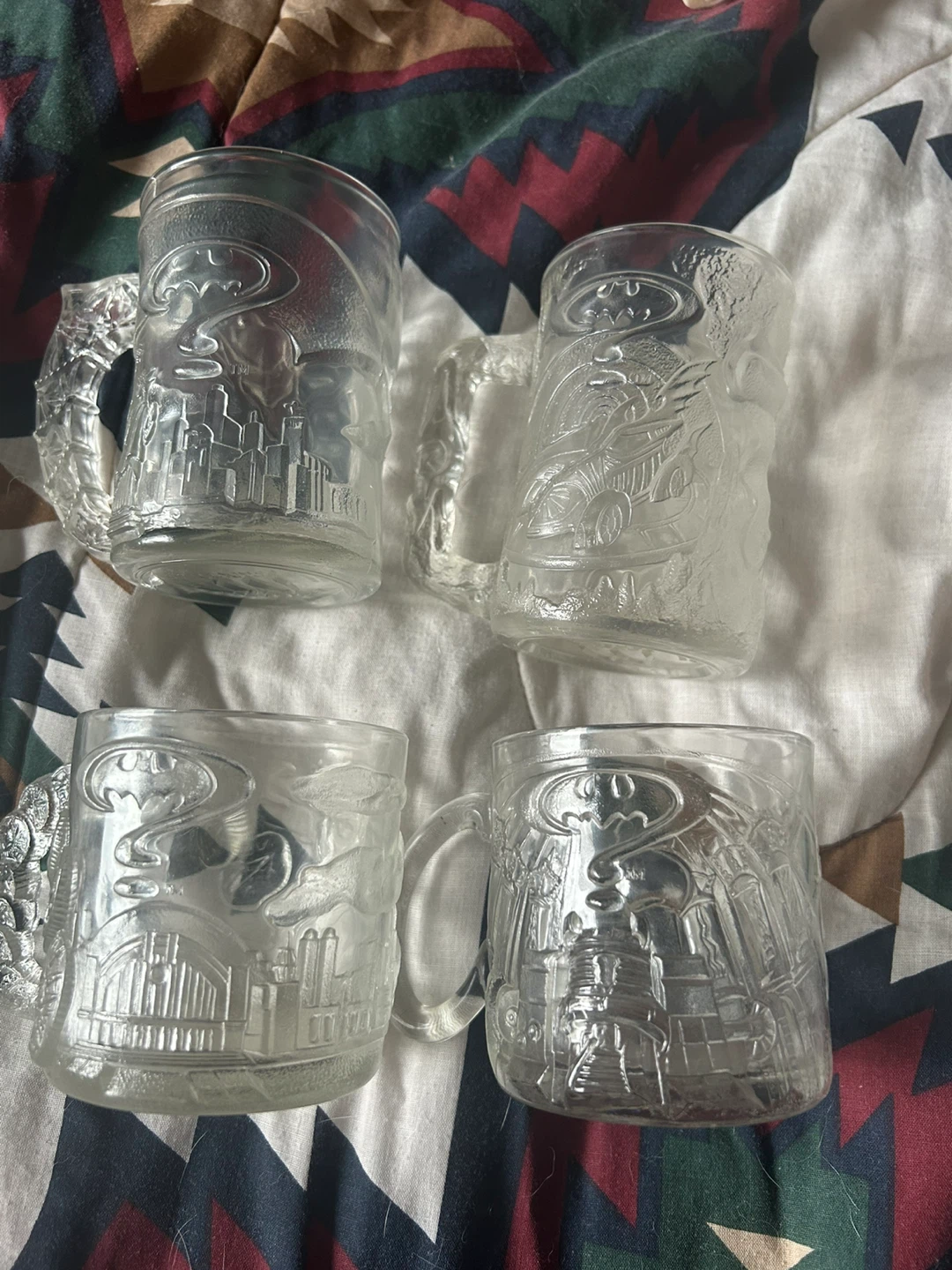 Set of 4 Batman Glass Mugs - photo 2