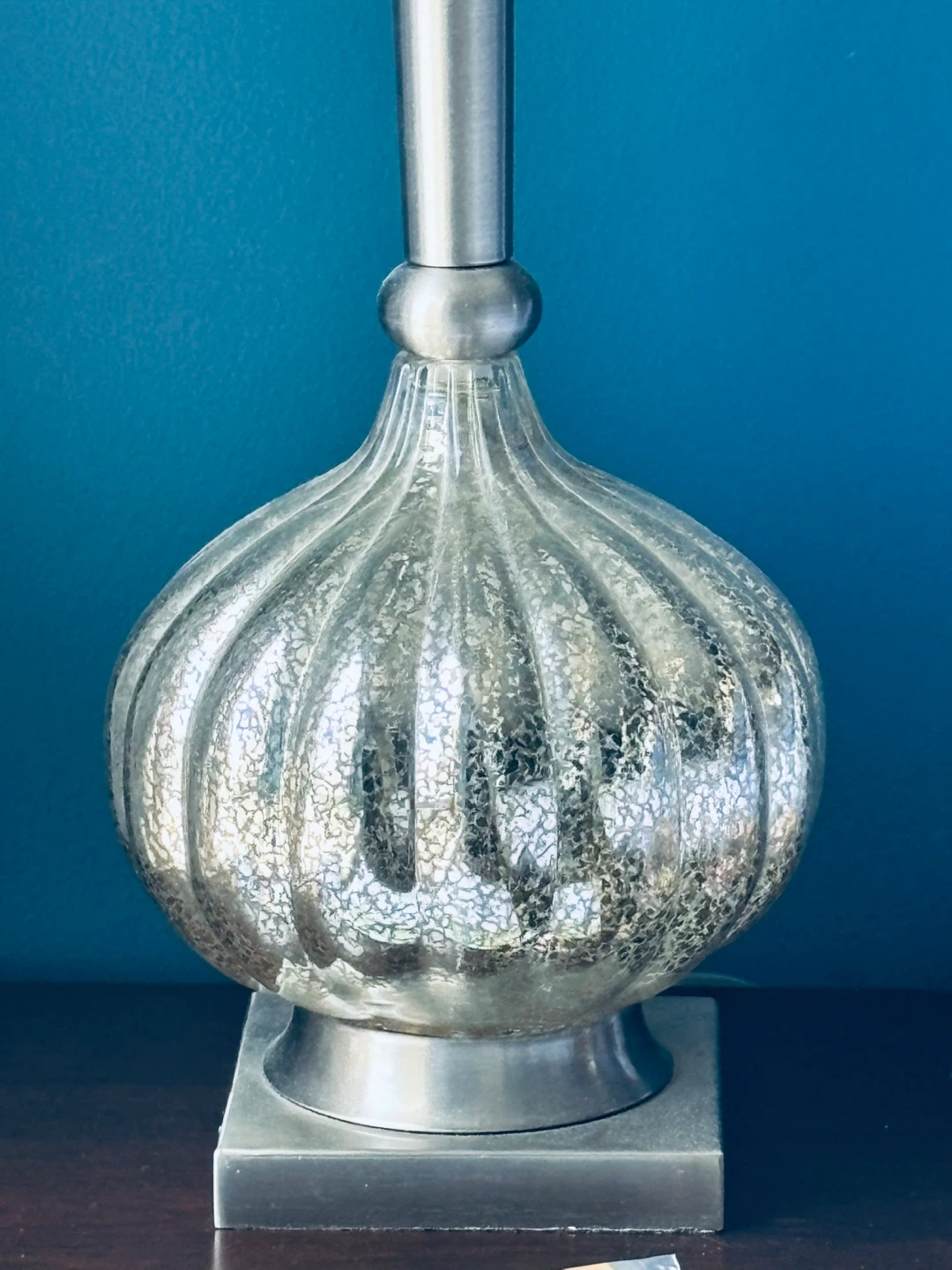 Gorgeous silver lamp - photo 2