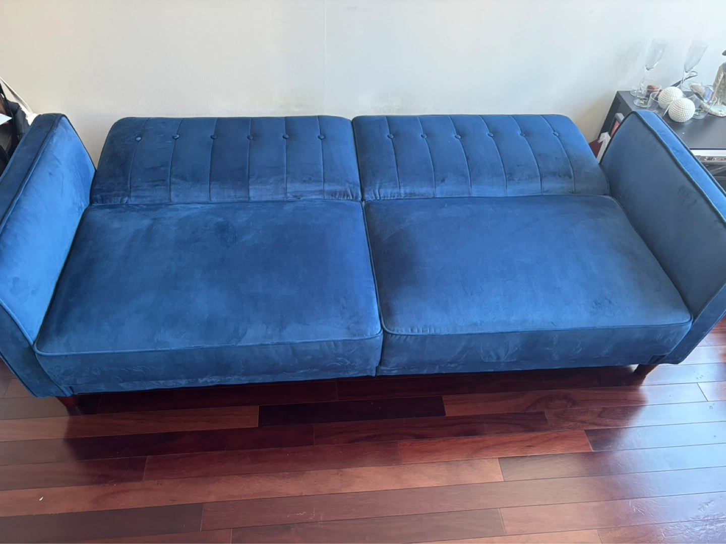 Blue Velvet Sofa - photo 3