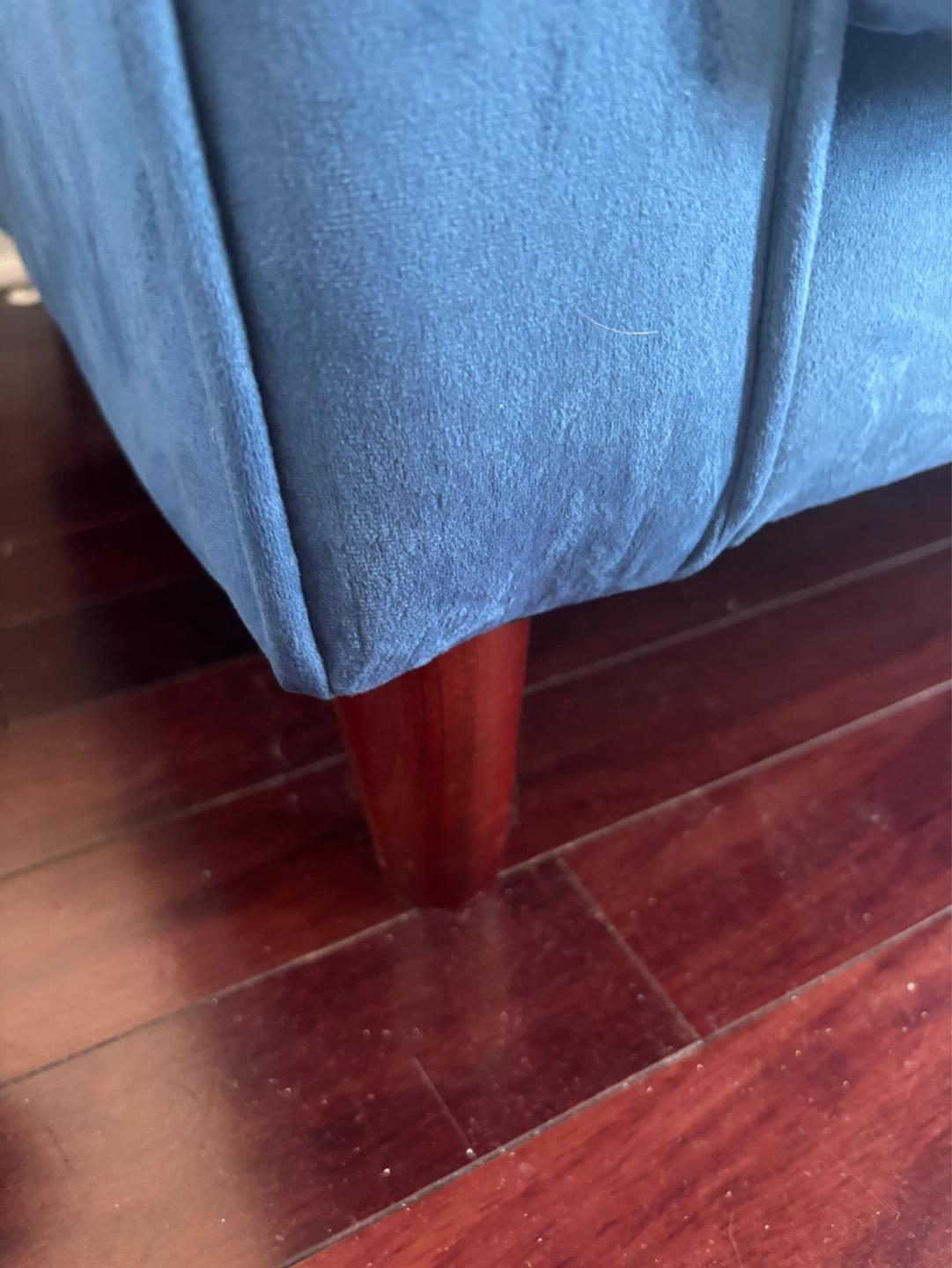 Blue Velvet Sofa - photo 2