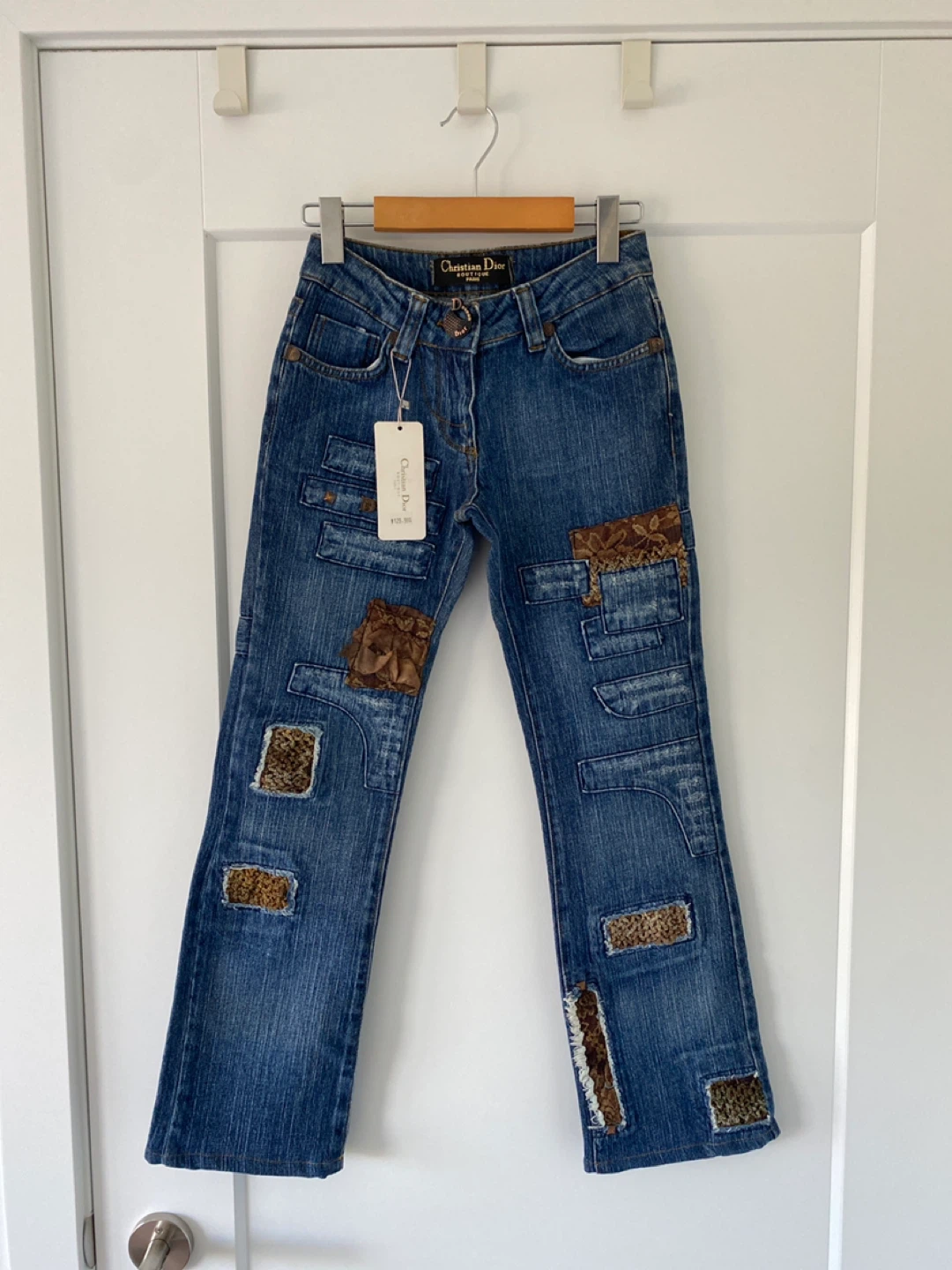 Vintage Christian Dior Patchwork Jeans size 26