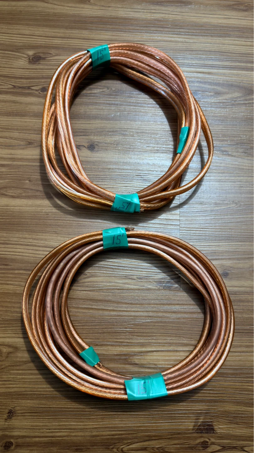Two 15ft Rolls of Copper Wire
