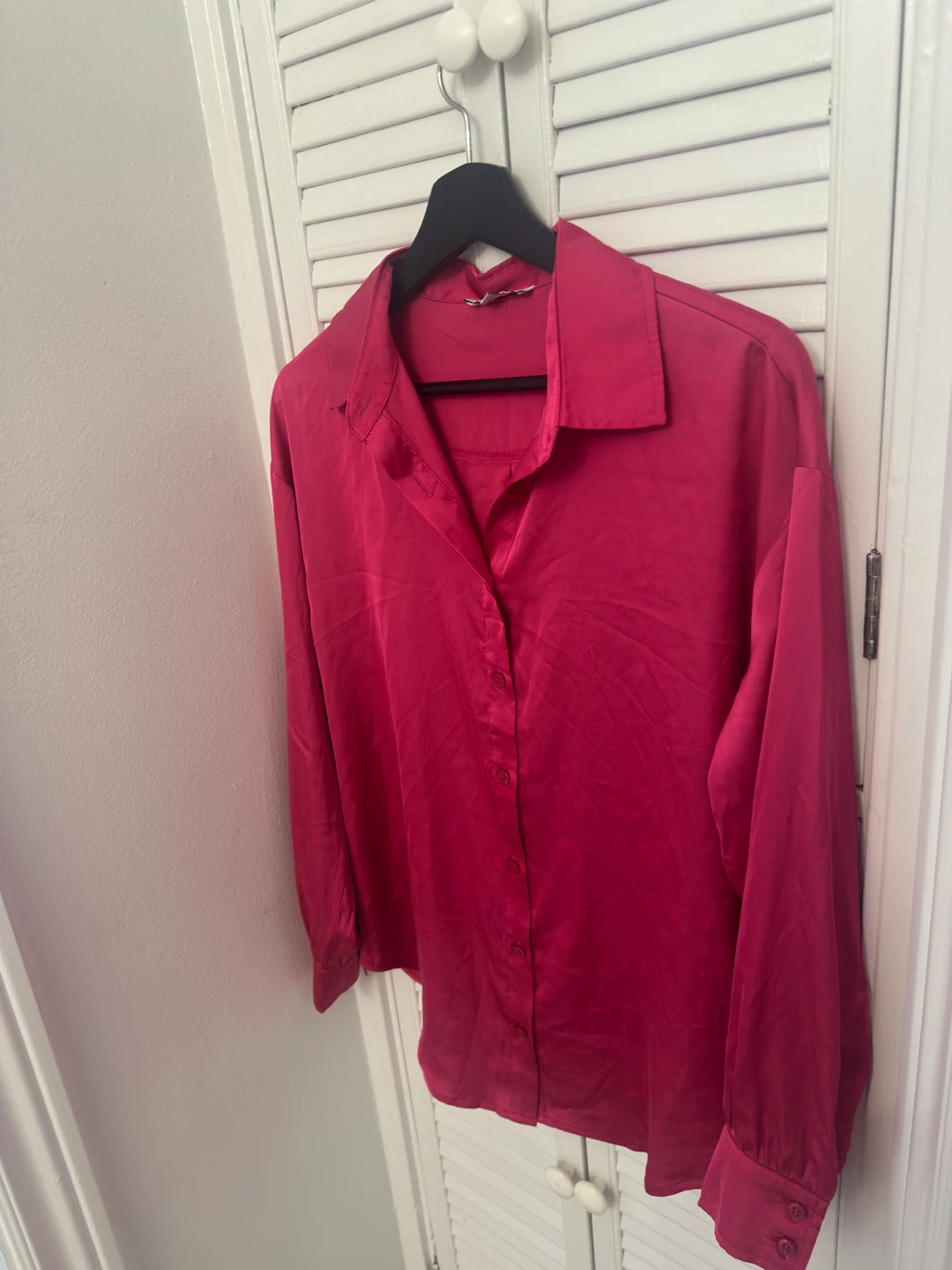 Fashion Nova Pink Button-Up Shirt - photo 2
