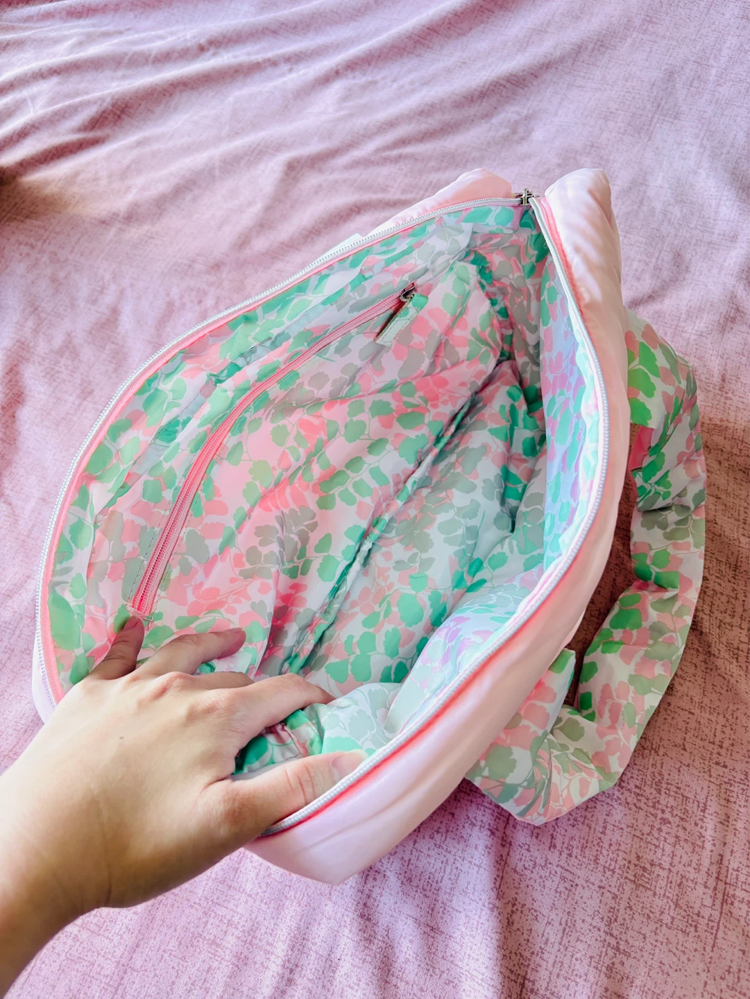 Pink Puffer Bag - photo 3